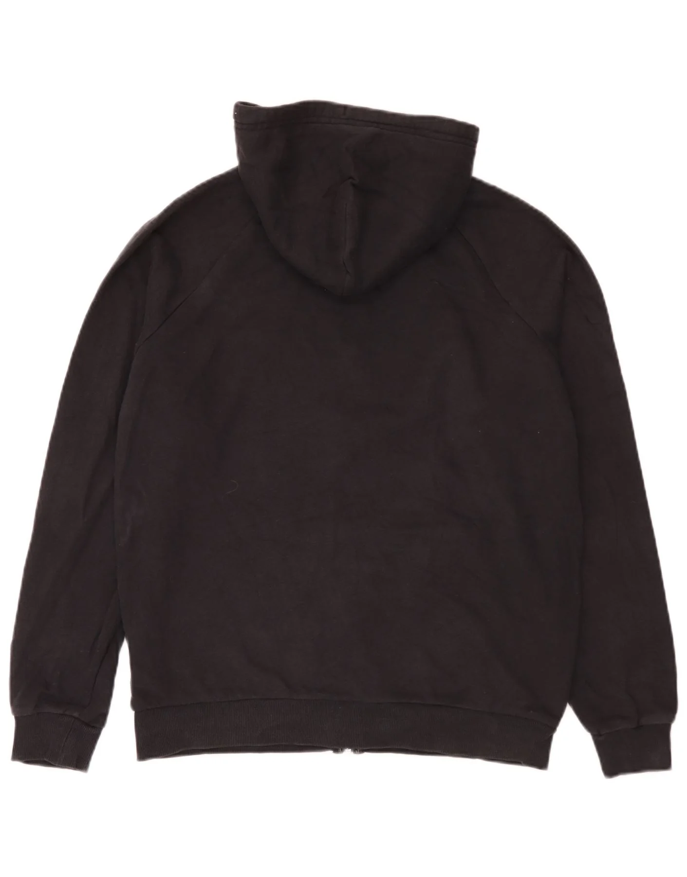 Under Armour Mens Zip Hoodie Sweater Medium Black Cotton - Image 2