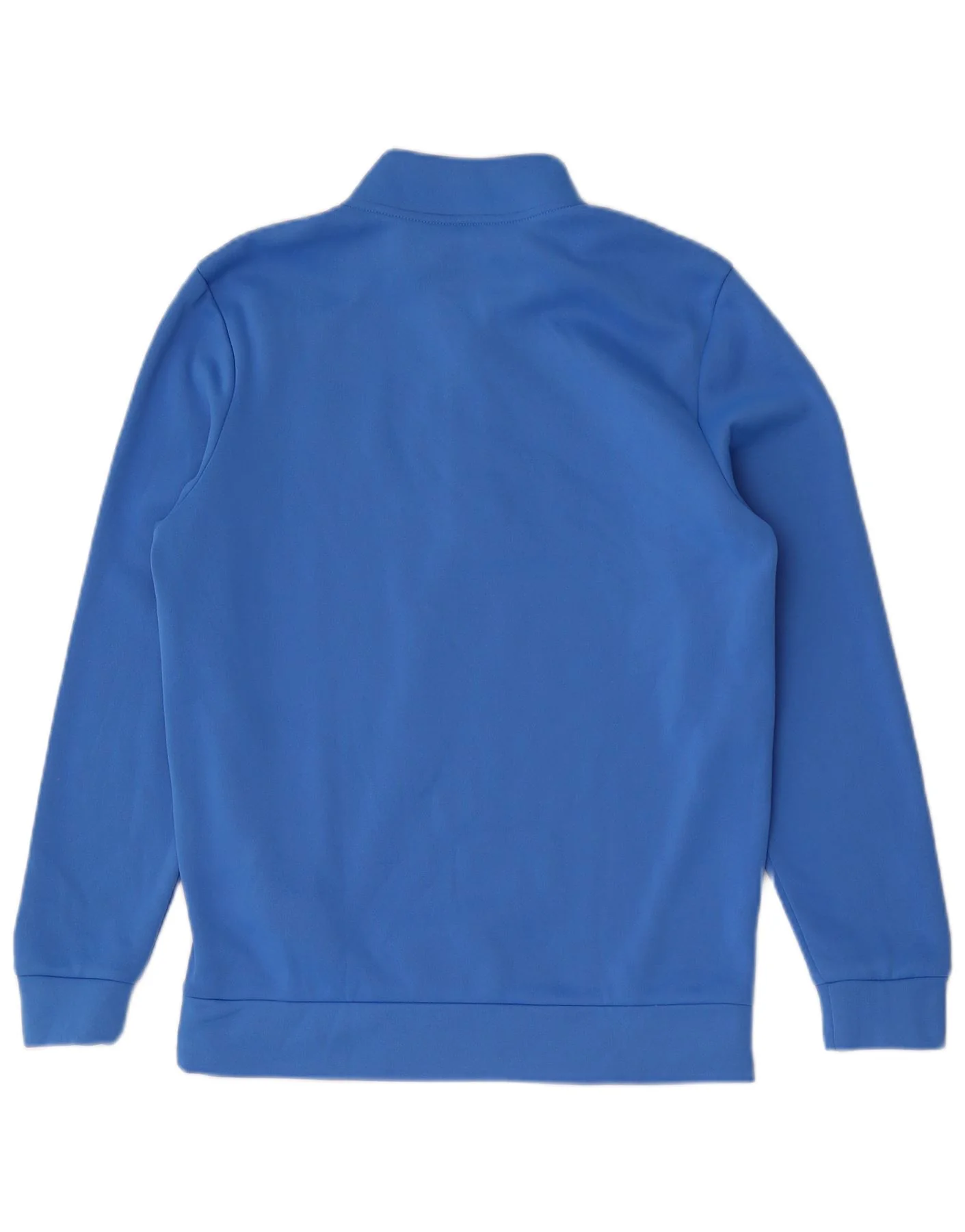 Under Armour Mens Zip Neck Sweatshirt Jumper Small Blue Polyester - Image 2