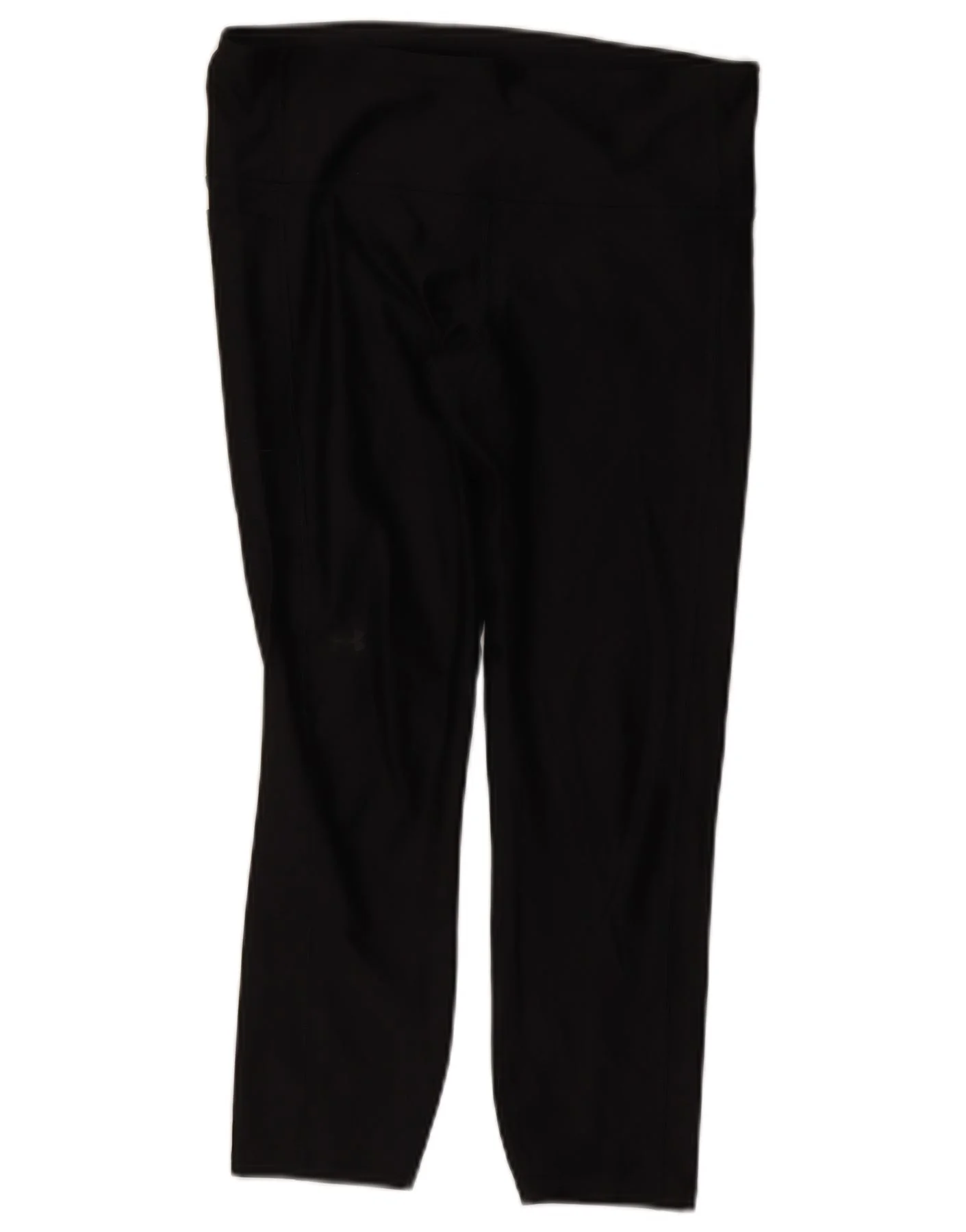 Under Armour Womens Capri Leggings UK 14 Large Black Polyester