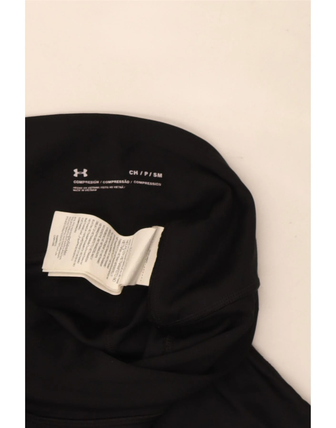 Under Armour Womens Capri Leggings UK 8 Small Black Polyester - Image 3