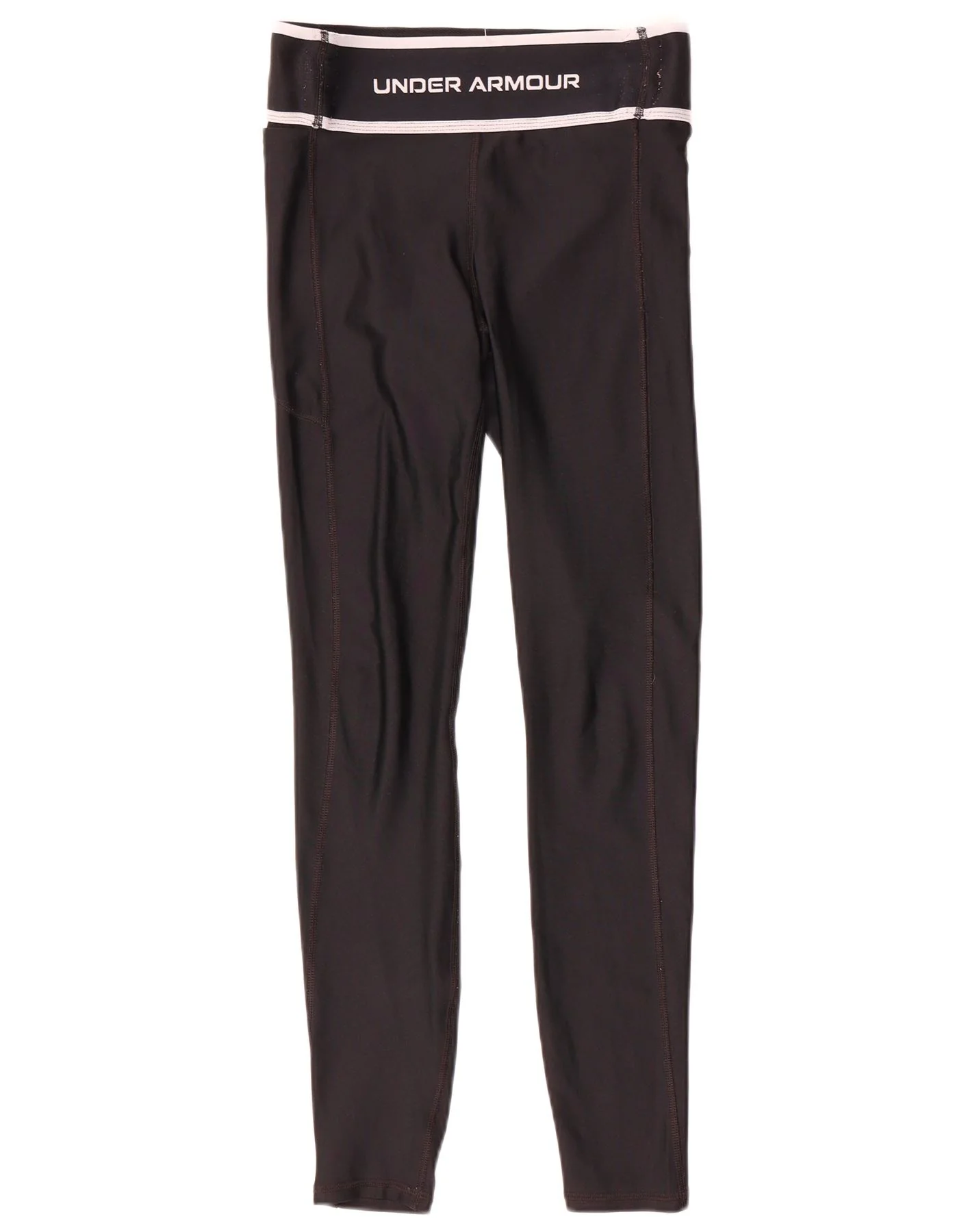 Under Armour Womens Graphic Leggings UK 10 Small Black