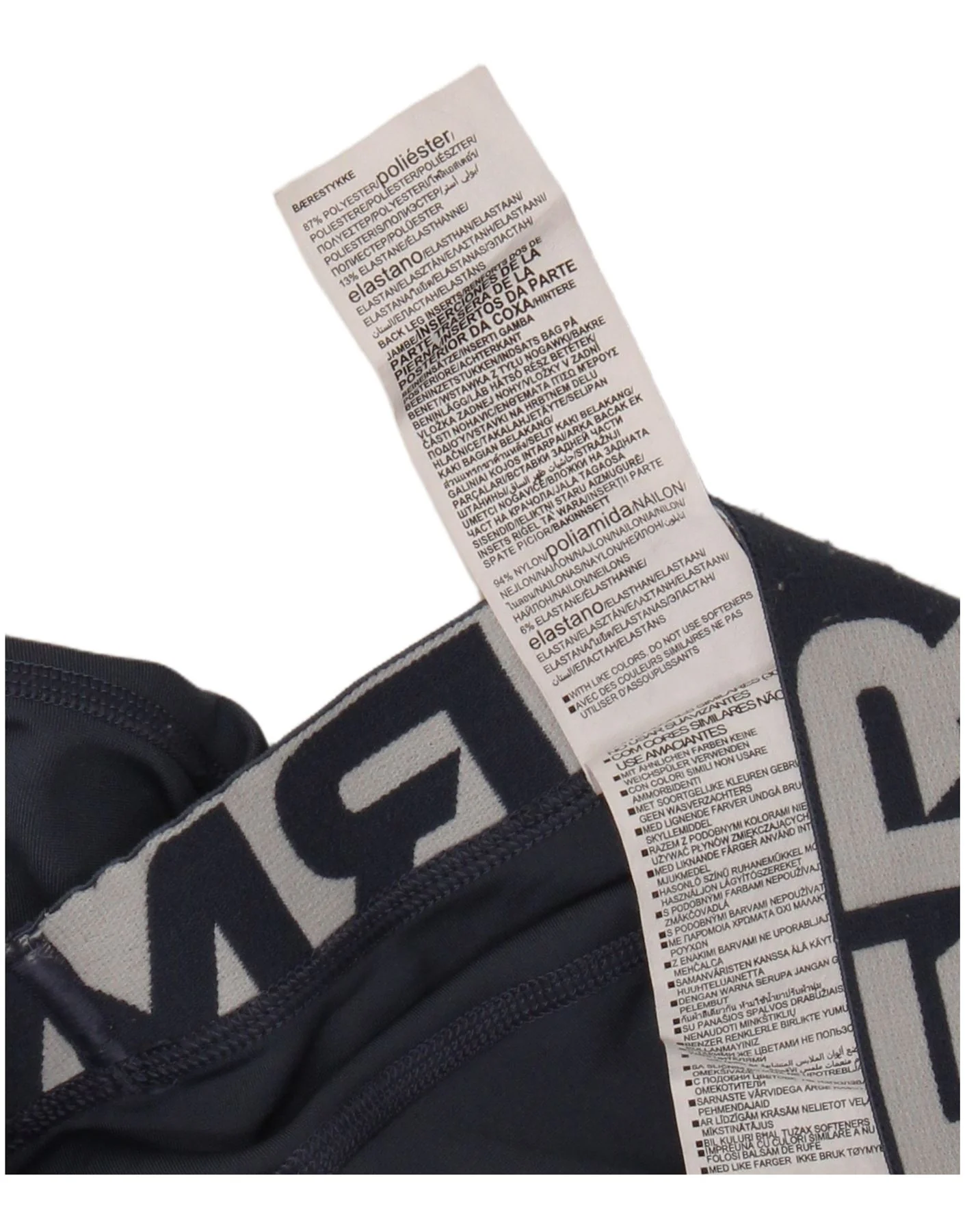 Under Armour Womens Graphic Leggings UK 4 XS Blue Polyester - Image 3