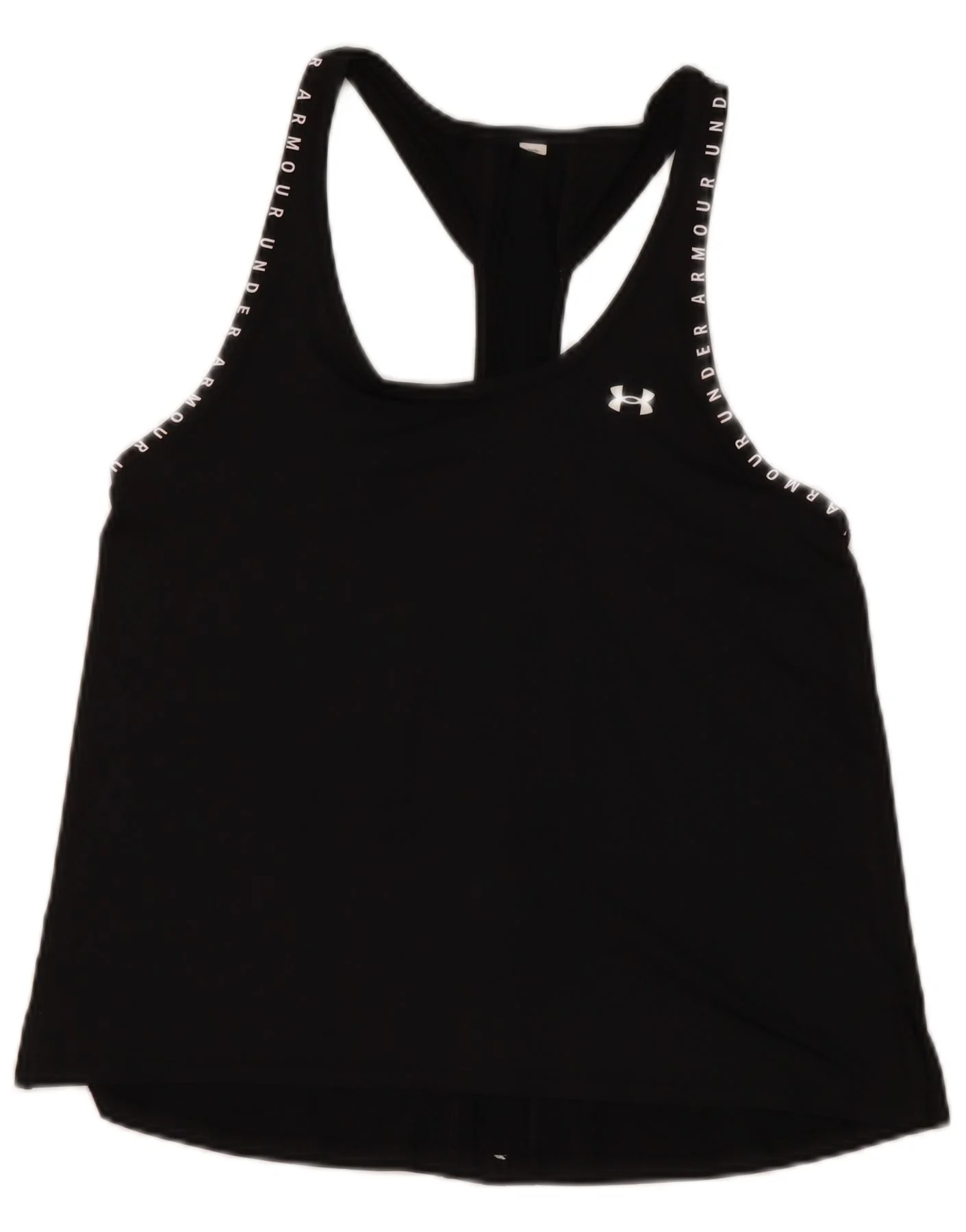 Under Armour Womens Graphic Vest Top UK 10 Small Black
