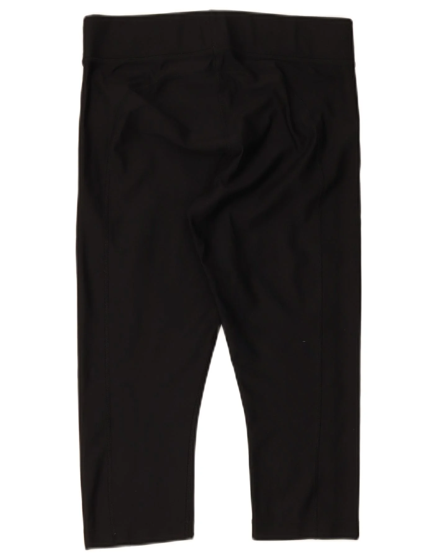 Under Armour Womens Heat Gear Capri Leggings UK 14 Large Black - Image 2