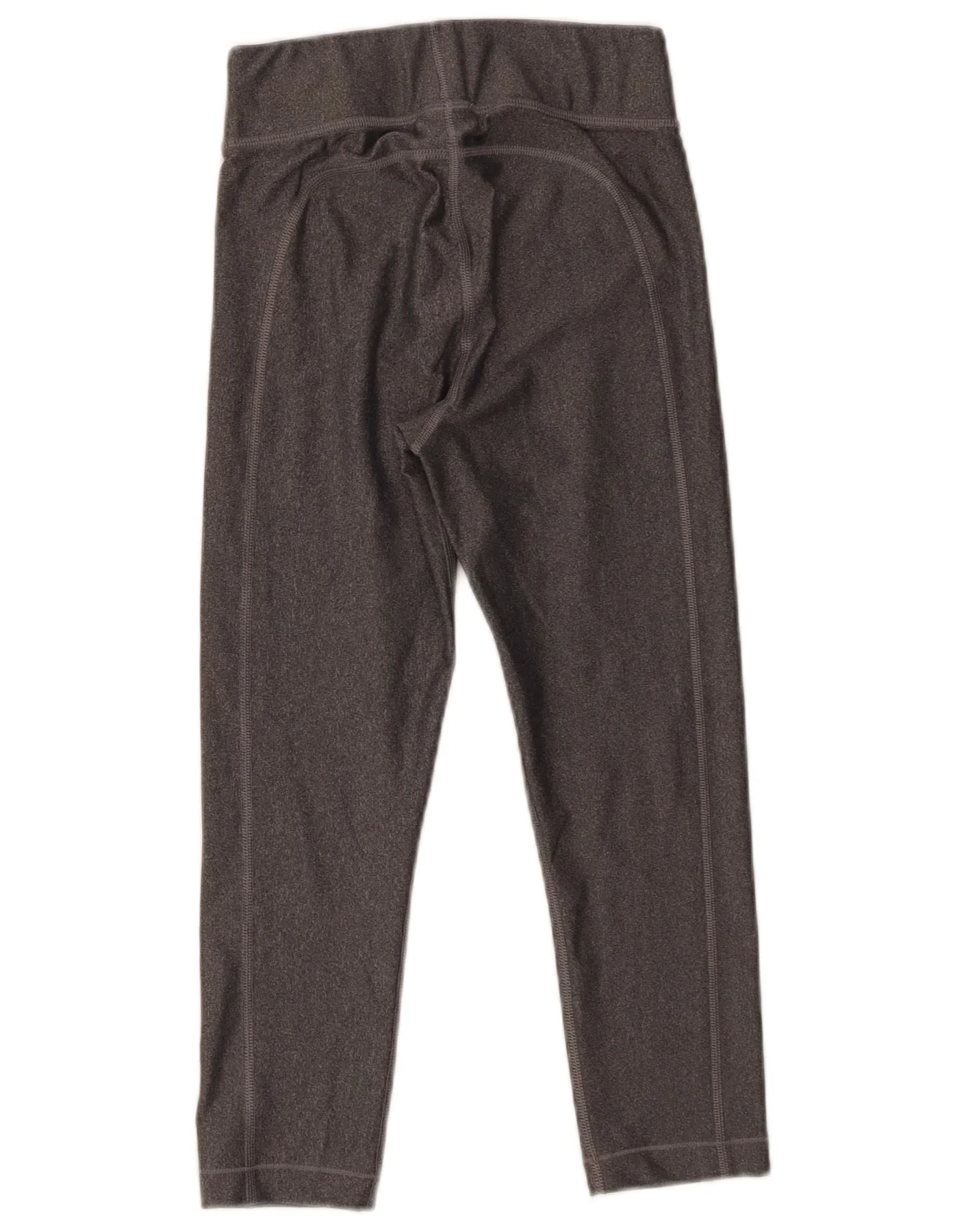 Under Armour Womens Heat Gear Capri Leggings UK 4 XS Grey Polyester - Image 2