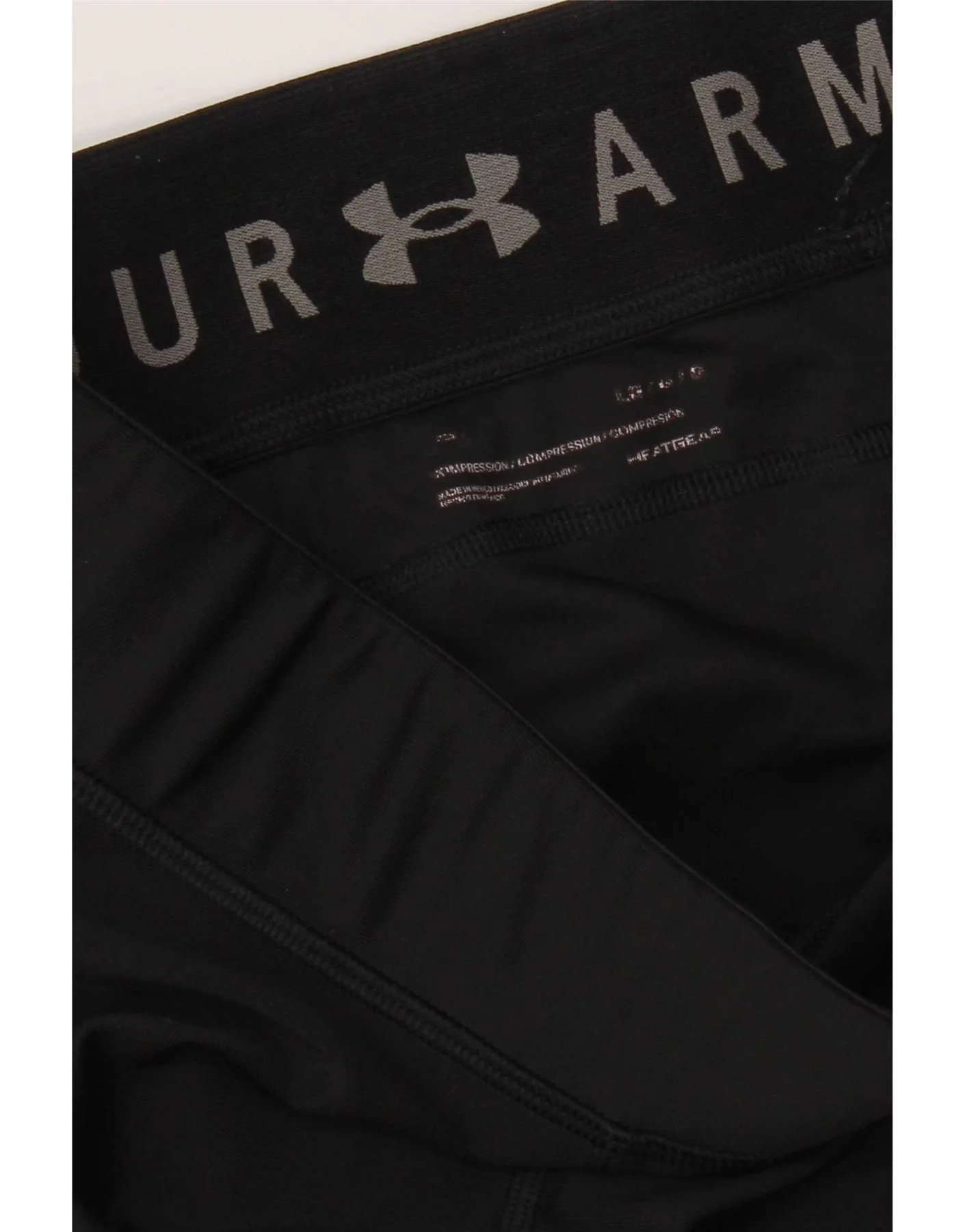 Under Armour Womens Leggings UK 16 Large Black - Image 3