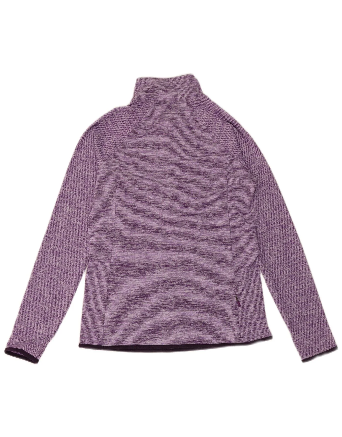Under Armour Womens Pullover Tracksuit Top UK 12 Medium Purple Flecked - Image 2