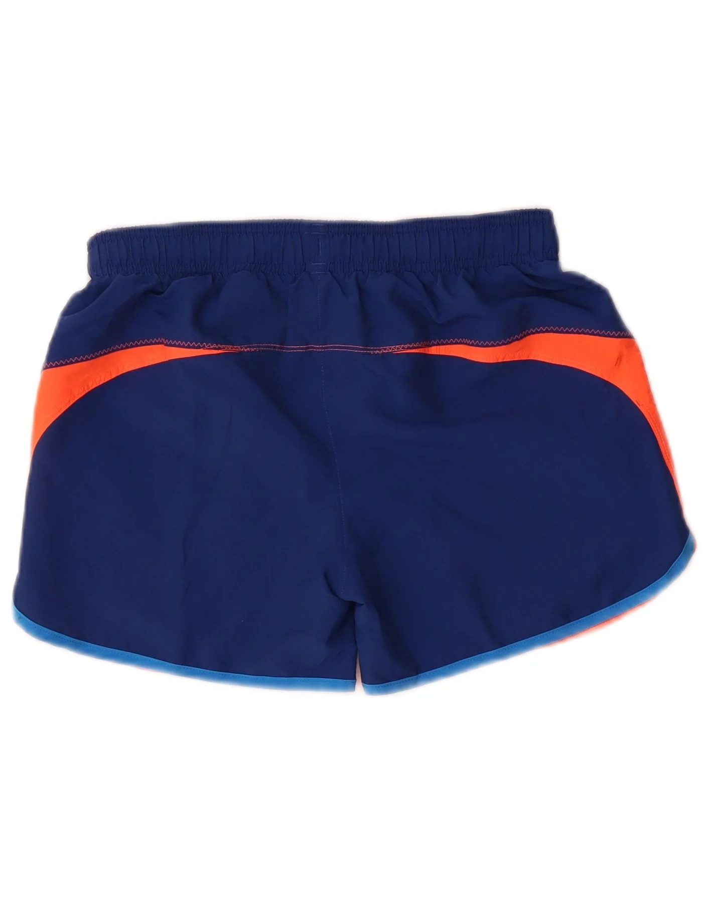 Under Armour Womens Sport Shorts UK 10 Small Blue Colourblock - Image 2