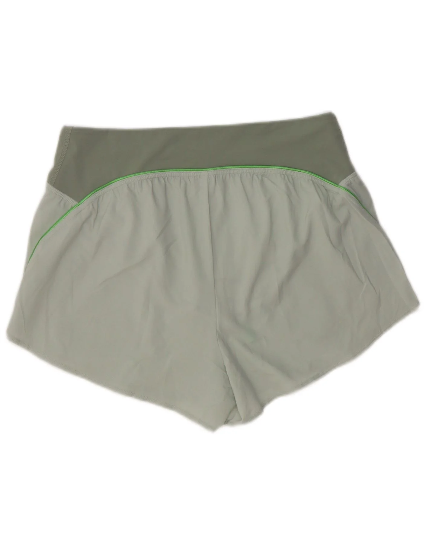 Under Armour Womens Sport Shorts UK 14 Large Grey Colourblock Polyester - Image 2