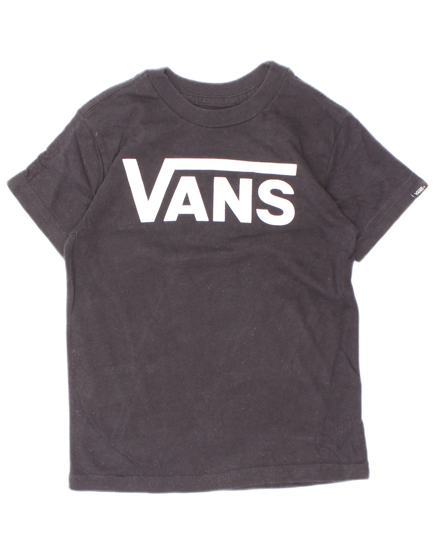Vans Boys Classic Fit Graphic T-Shirt Top 2-3 Years Black Cotton