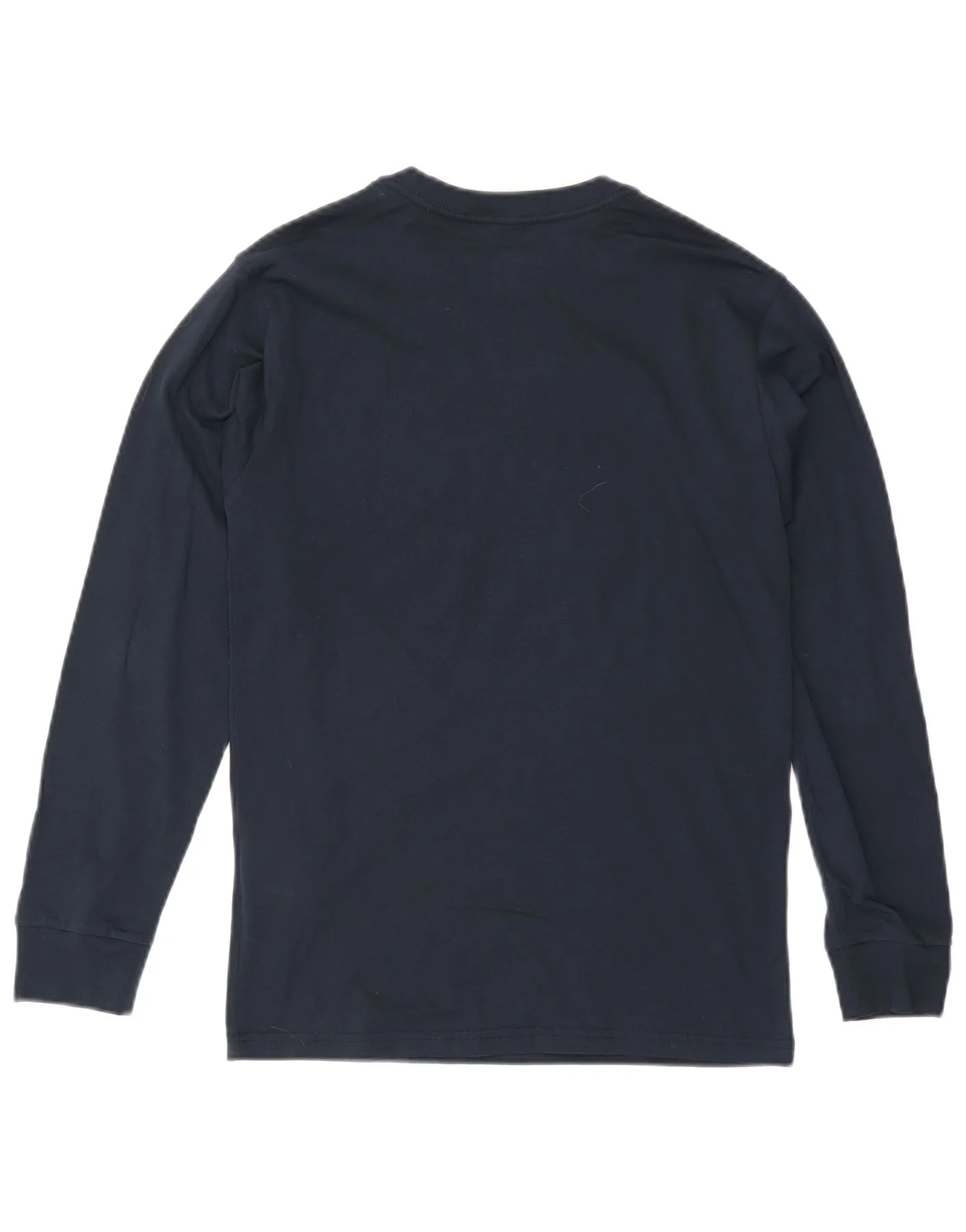 Vans Mens Classic Fit Graphic Top Long Sleeve Small Navy Blue Cotton - Image 2
