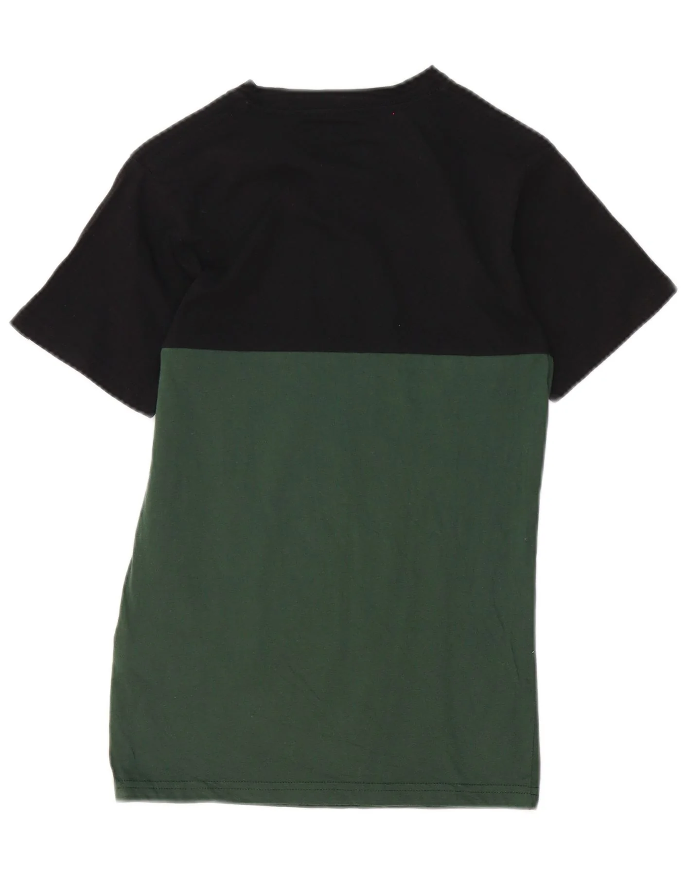 Vans Mens Classic Fit T-Shirt Top XS Black Colourblock Cotton - Image 2