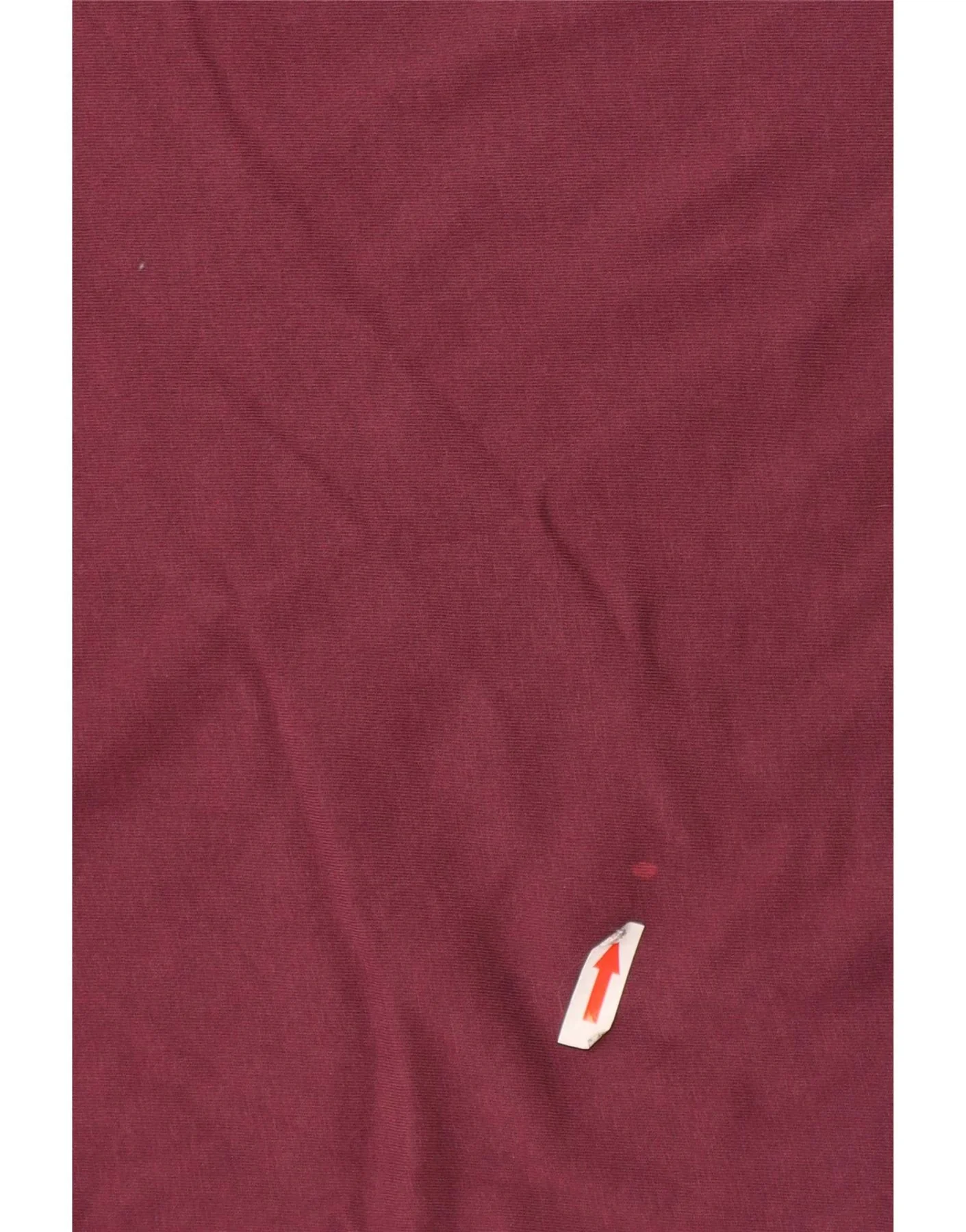 Vans Mens Slim Fit Graphic T-Shirt Top Small Burgundy Cotton - Image 3