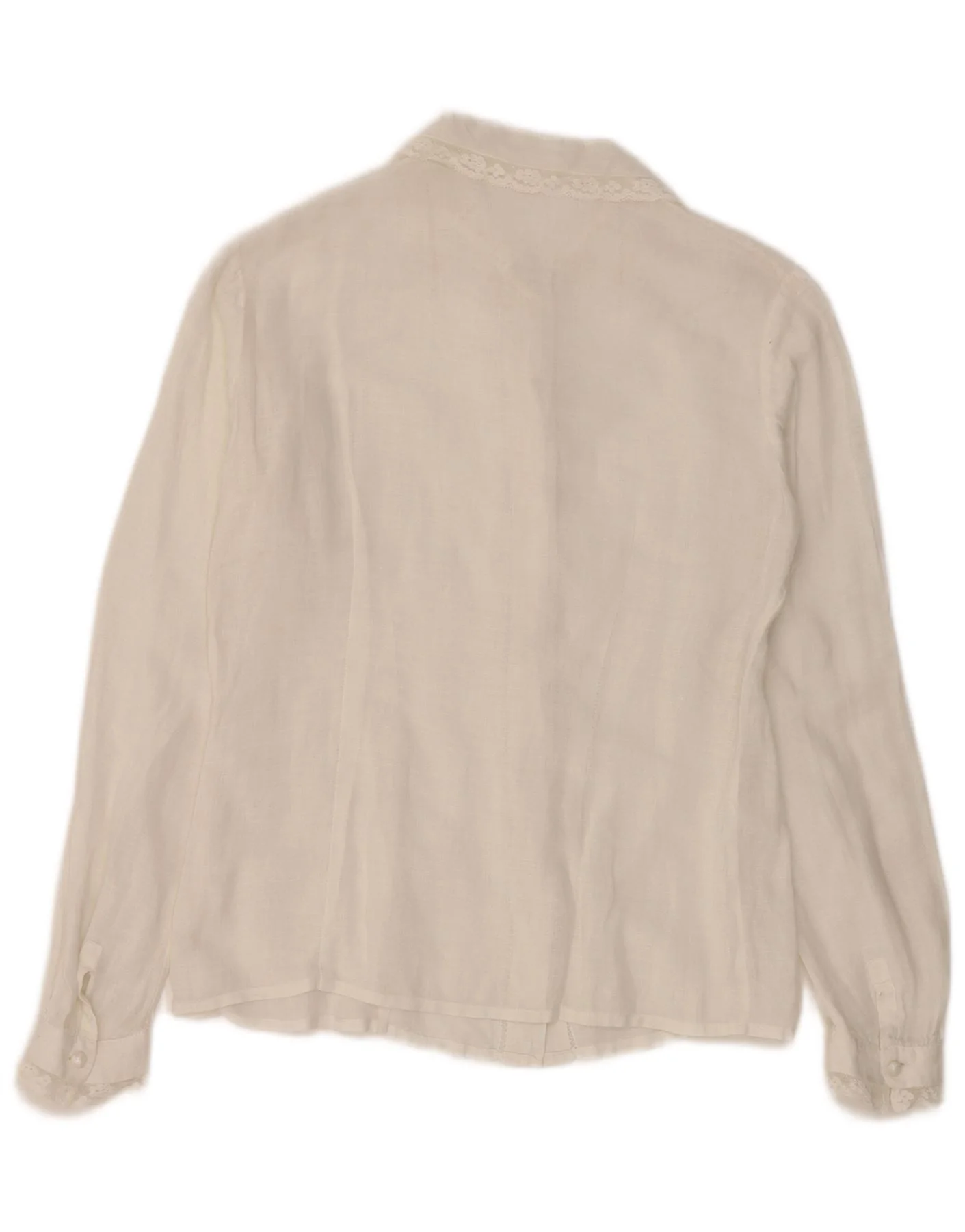 Vintage Girls Shirt Blouse 13-14 Years White - Image 2