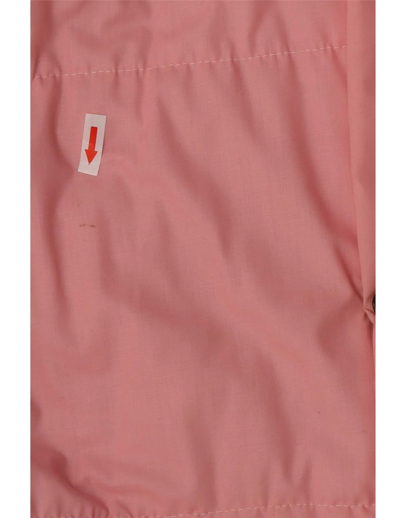 Vintage Mens Padded Jacket IT 48 Medium Pink Colourblock Cotton - Image 3