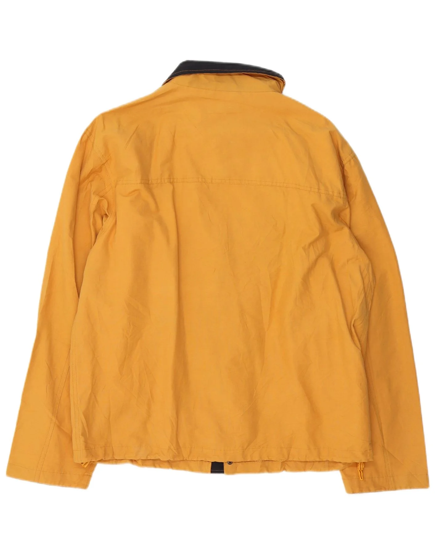 Vintage Mens Rain Jacket UK 42 XL Yellow Nylon - Image 2