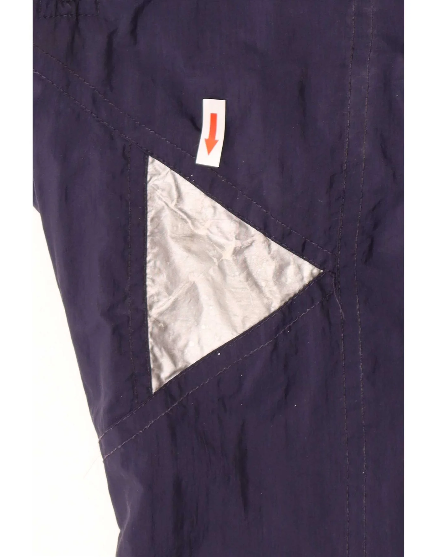 Vintage Mens Ski Jumpsuit IT 48 Medium Navy Blue Colourblock Polyamide - Image 4