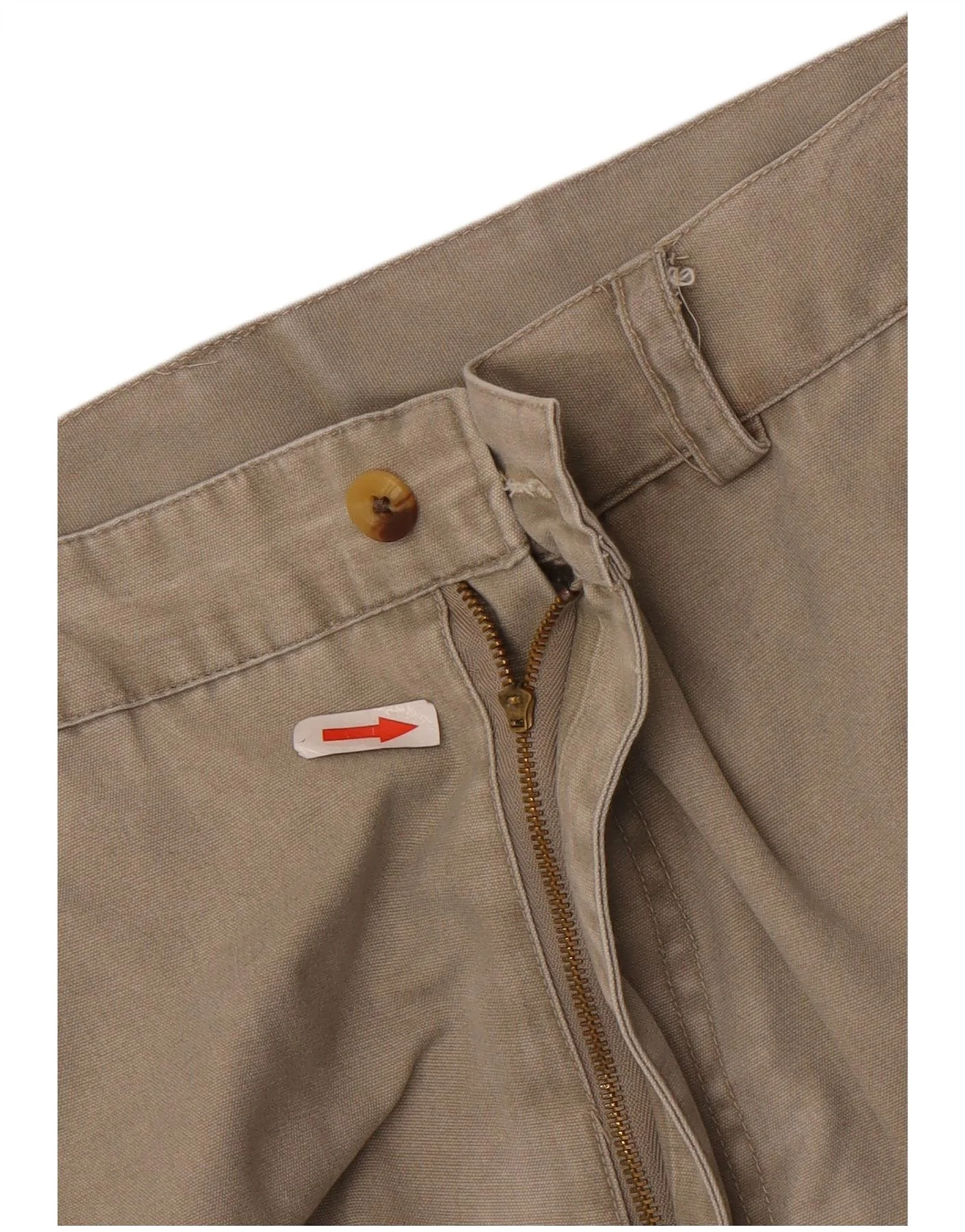 Vintage Mens Straight Cargo Trousers Size 40 W40 L27 Khaki - Image 5