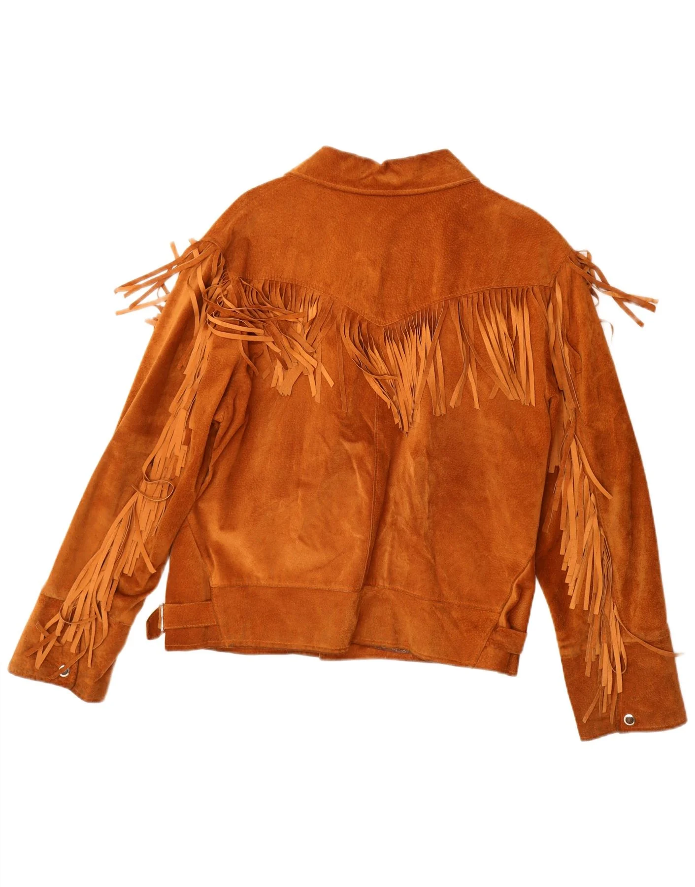 Vintage Mens Suede Jacket IT 50 Large Brown - Image 2