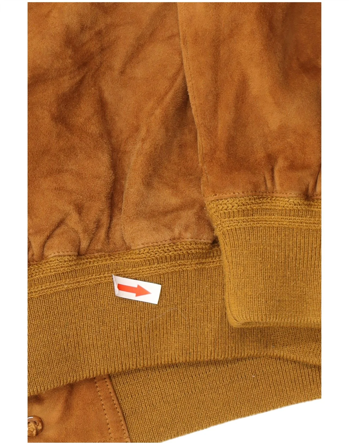 Vintage Mens Suede Jacket UK 40 Large Brown Leather - Image 3