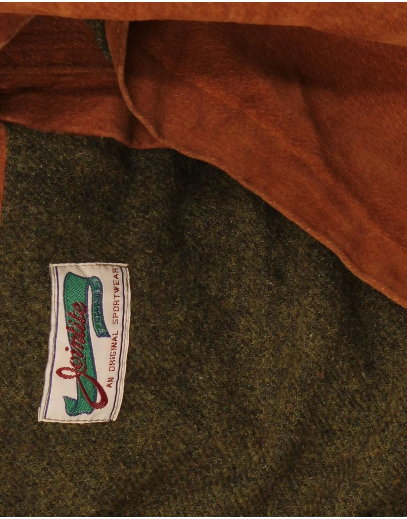 Vintage Mens Suede Overcoat UK 44 2XL Brown - Image 3