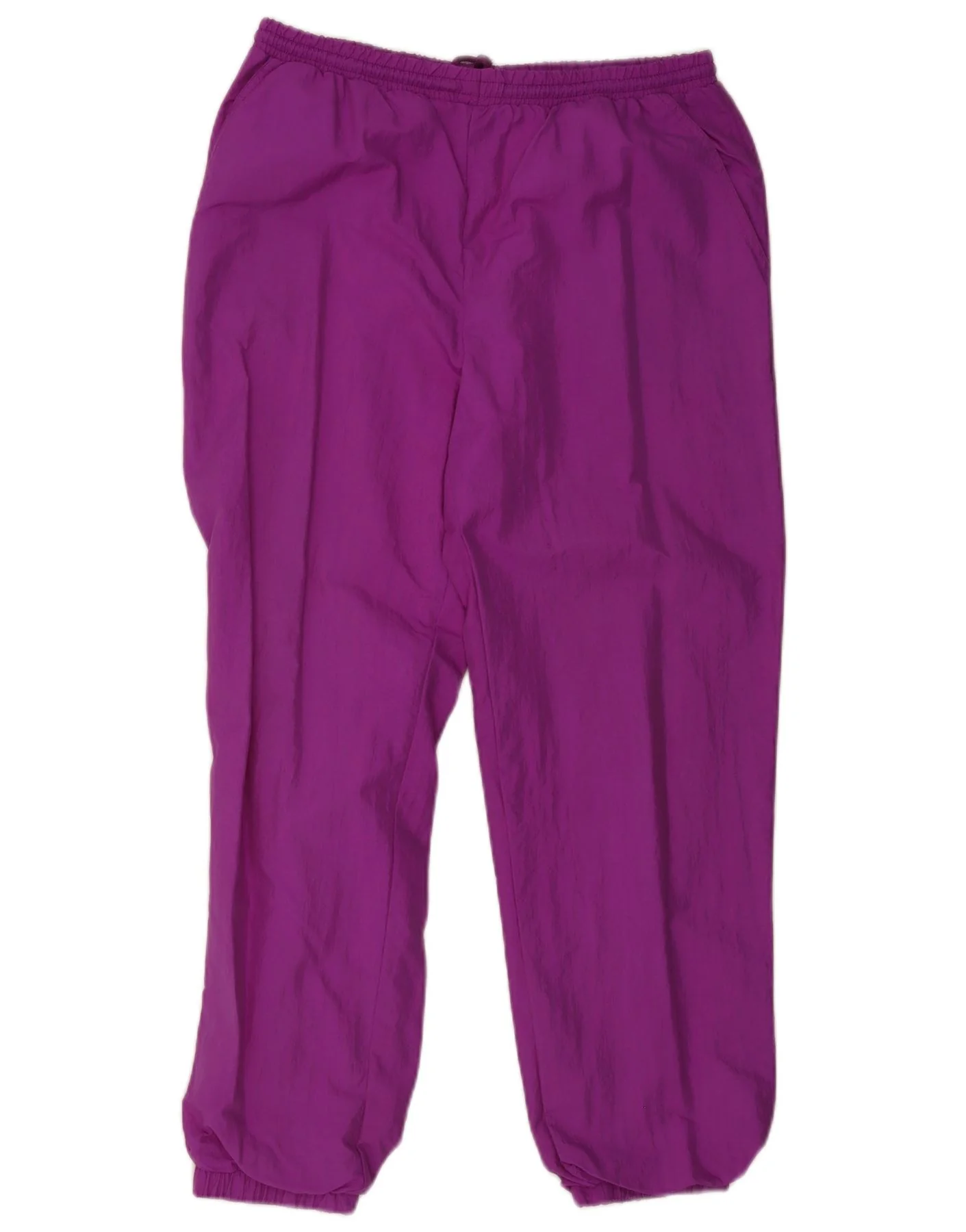 Vintage Mens Tracksuit Trousers Joggers Medium Purple
