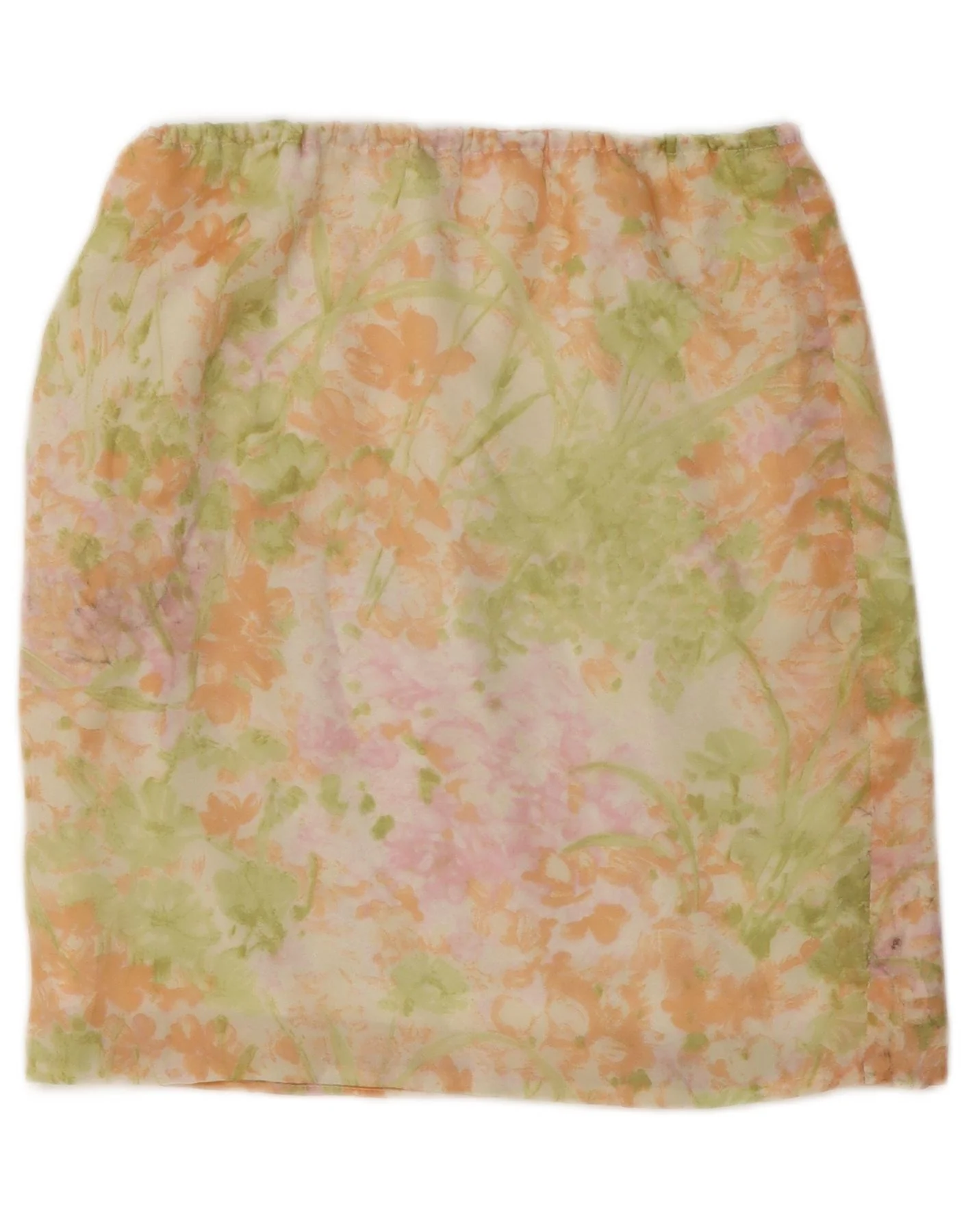 Vintage Womens 2 Piece Skirt Set UK 14 Medium W30 Multicoloured Floral - Image 4