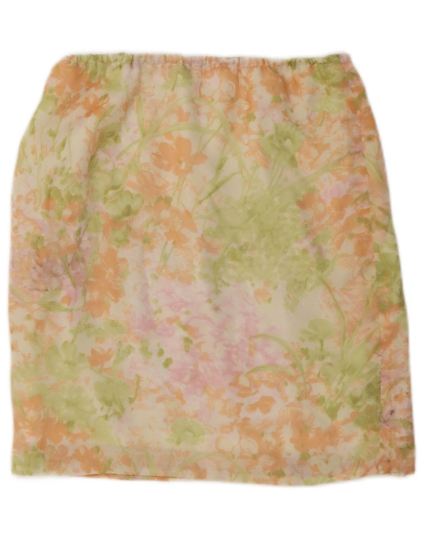 Vintage Womens 2 Piece Skirt Set UK 14 Medium W30 Multicoloured Floral - Image 5