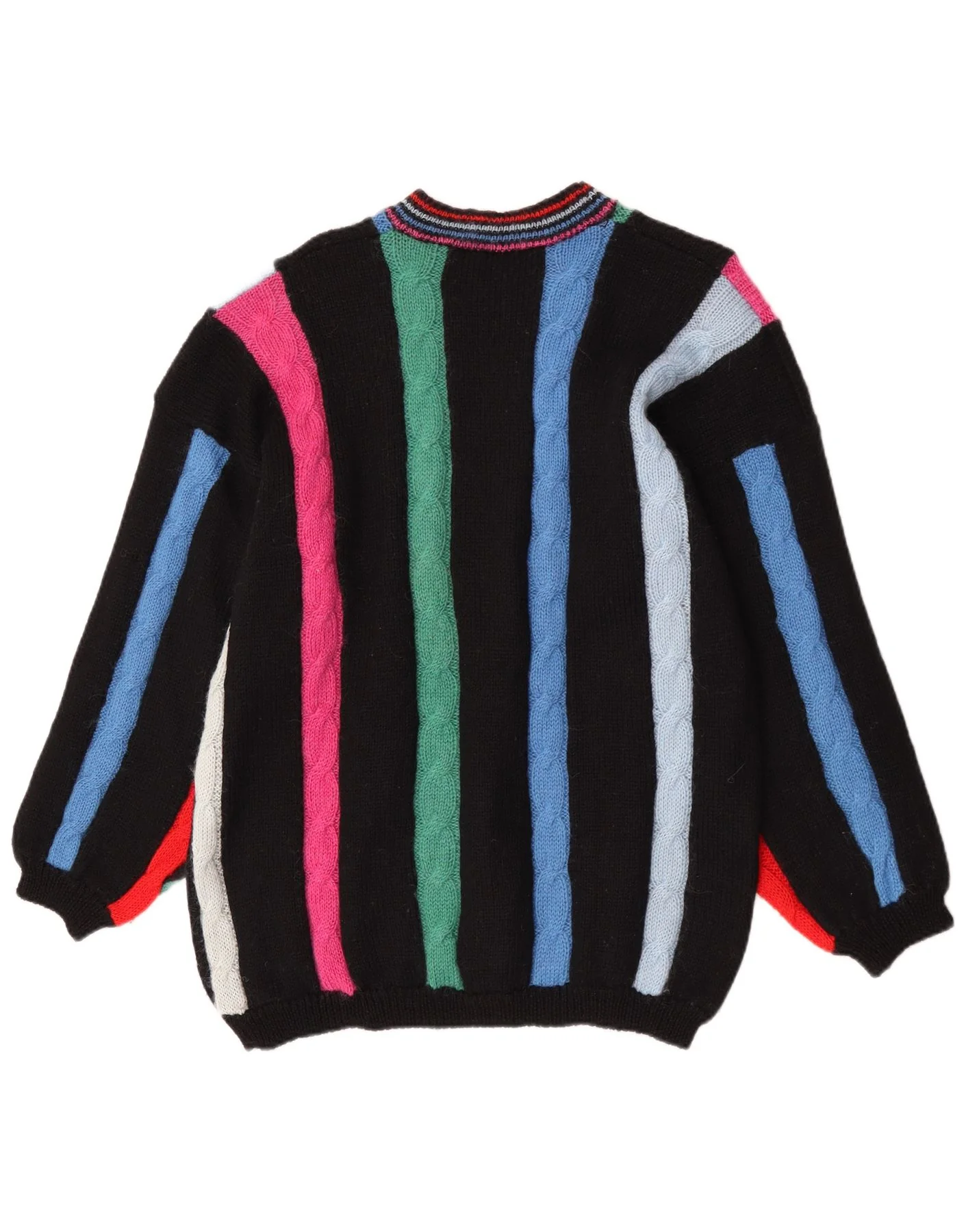 Vintage Womens Crew Neck Jumper Sweater UK 16 Large Multicoloured - Image 2