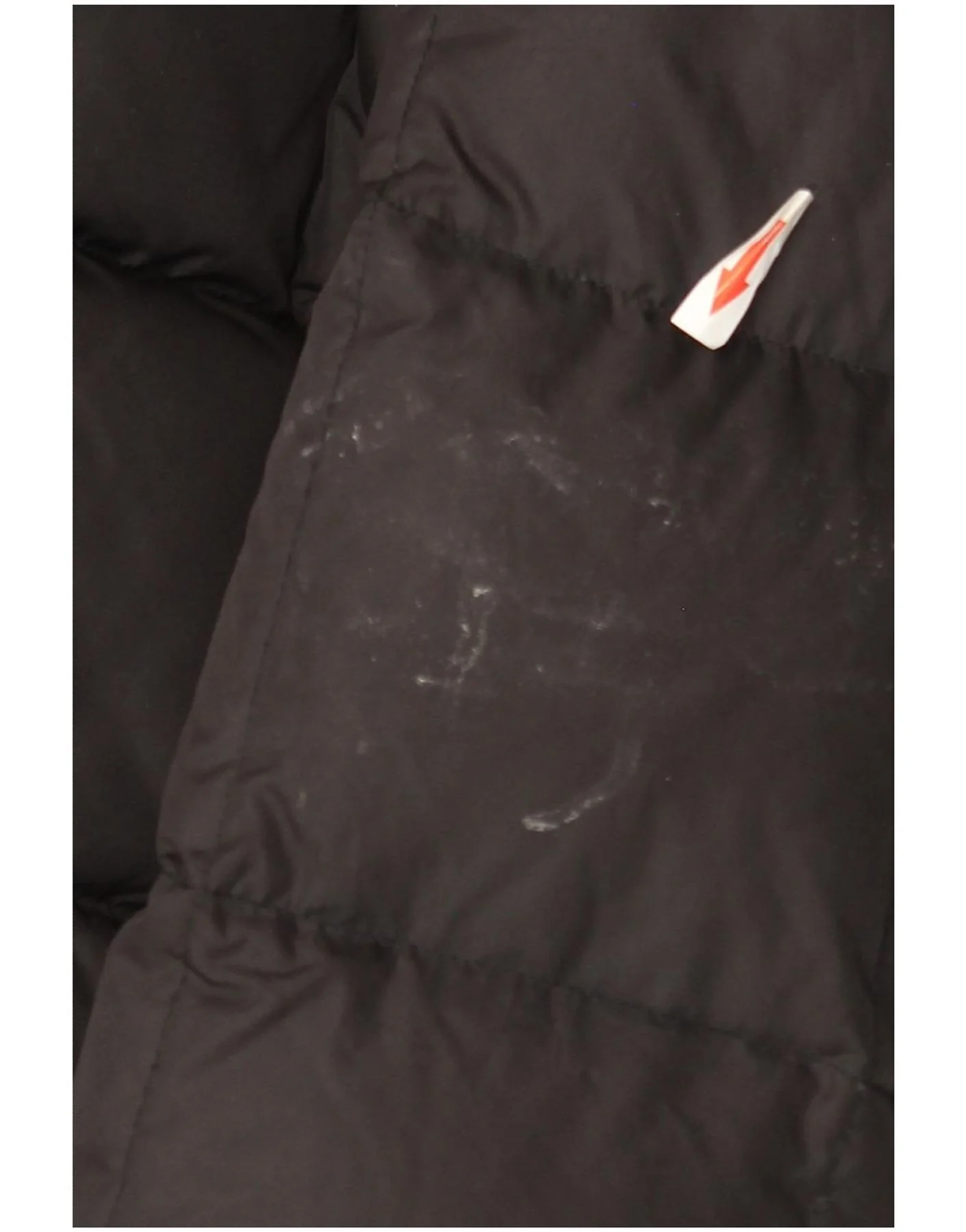 Vintage Womens Loose Fit Padded Coat UK 14 Medium Black - Image 3