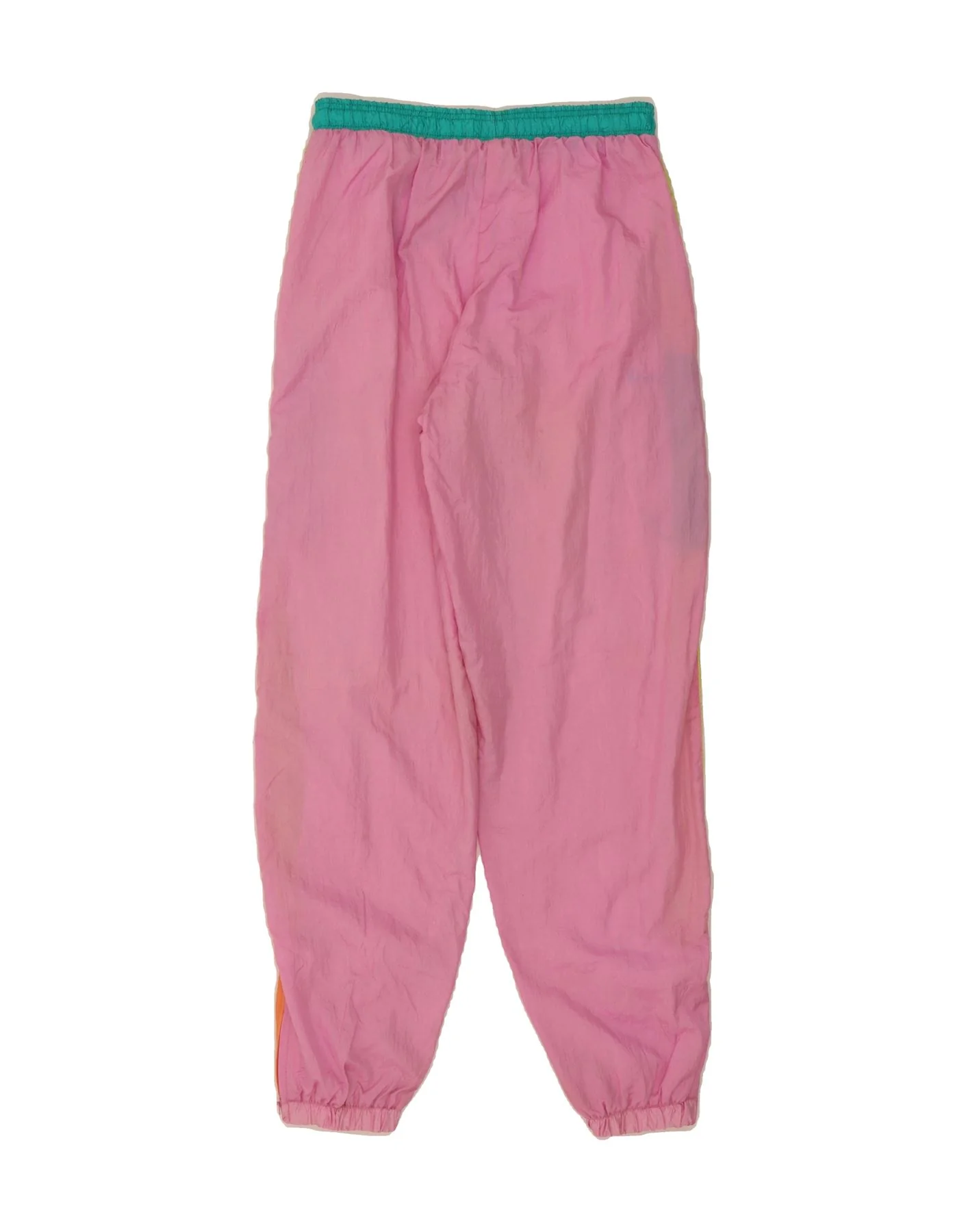 VINTAGE Womens Oversized Full Tracksuit UK 14 Medium  Pink Colourblock - Image 8