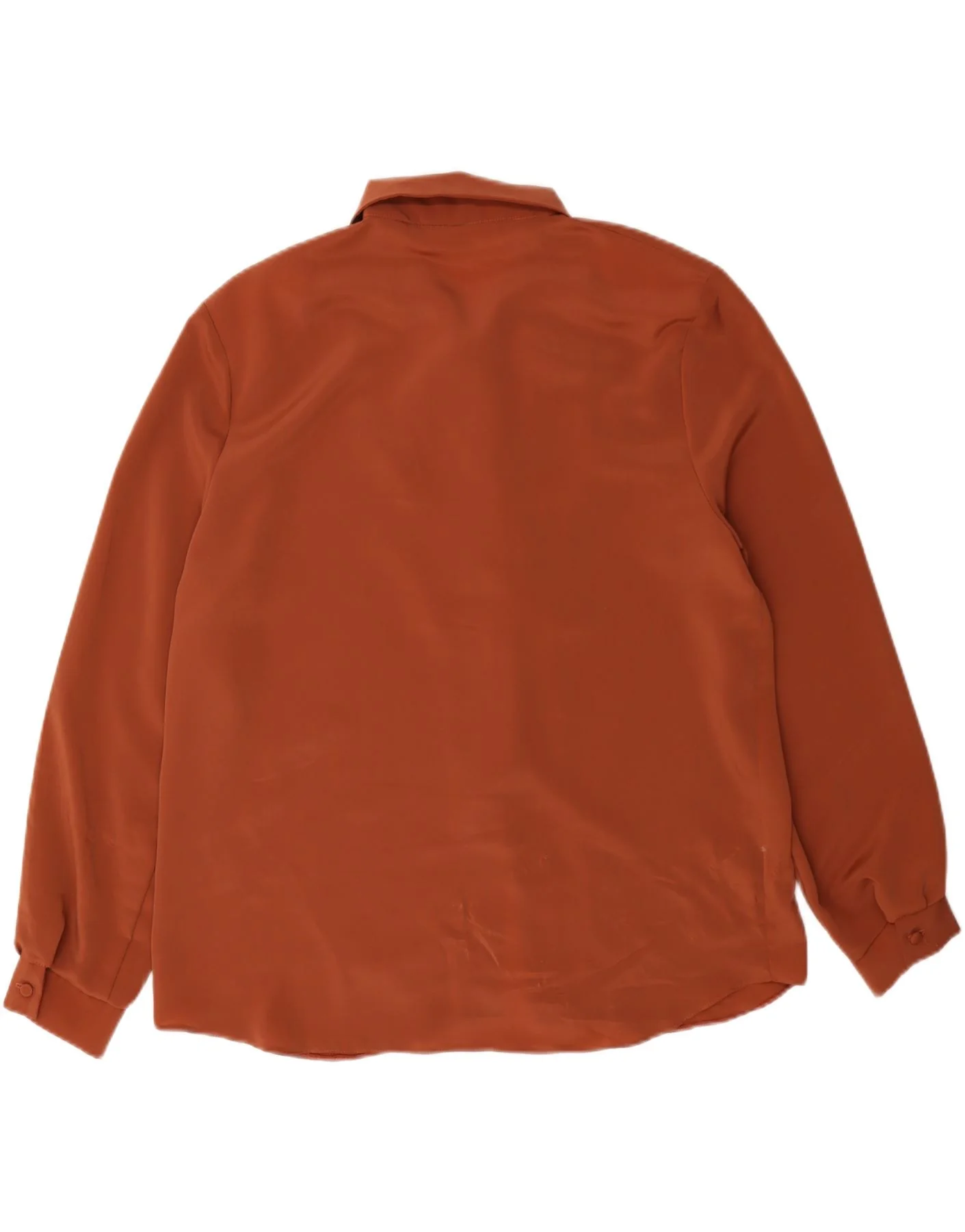 Vintage Womens Shirt Blouse UK 16 Large Brown - Image 2