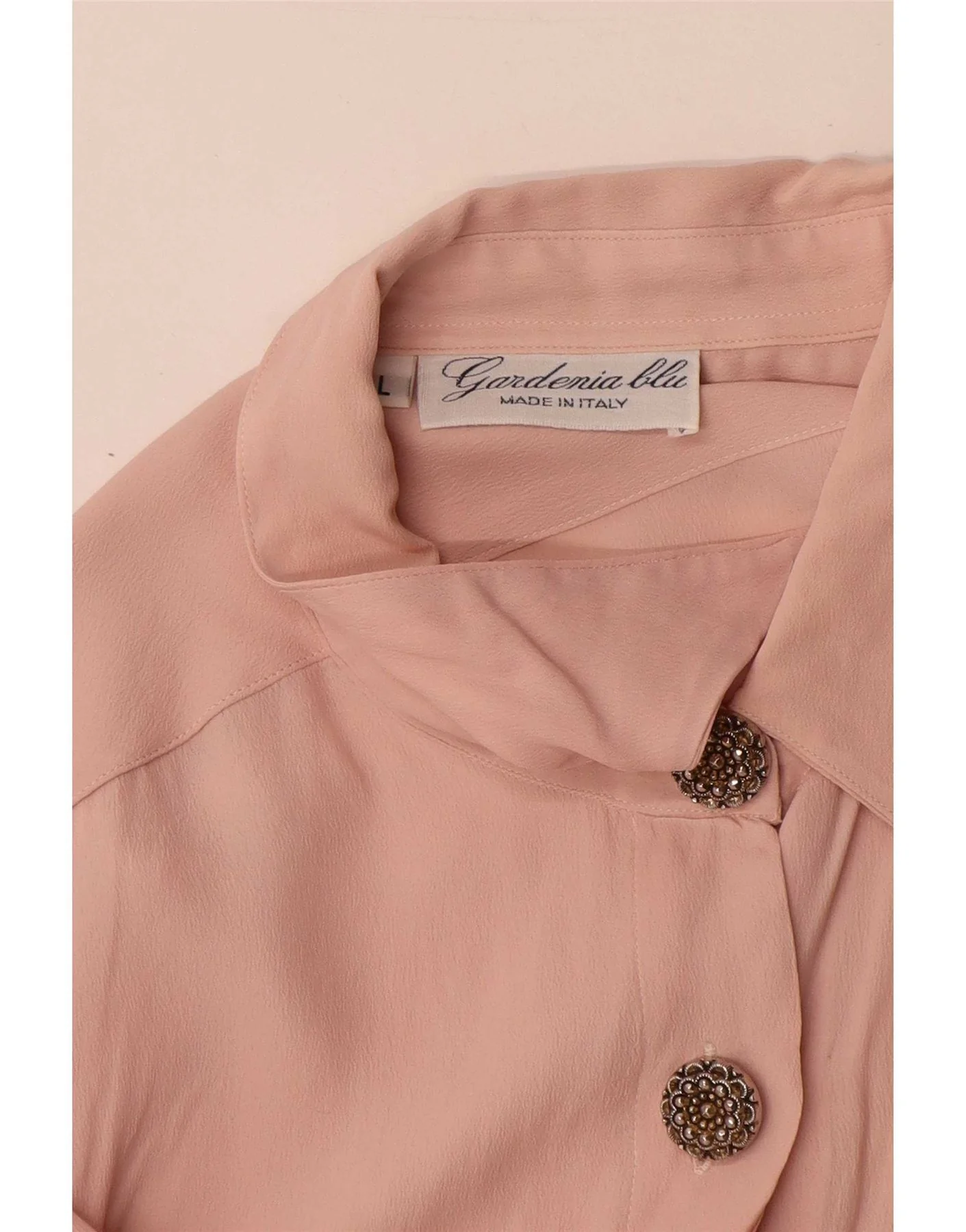 Vintage Womens Shirt Blouse UK 16 Large Pink - Image 4