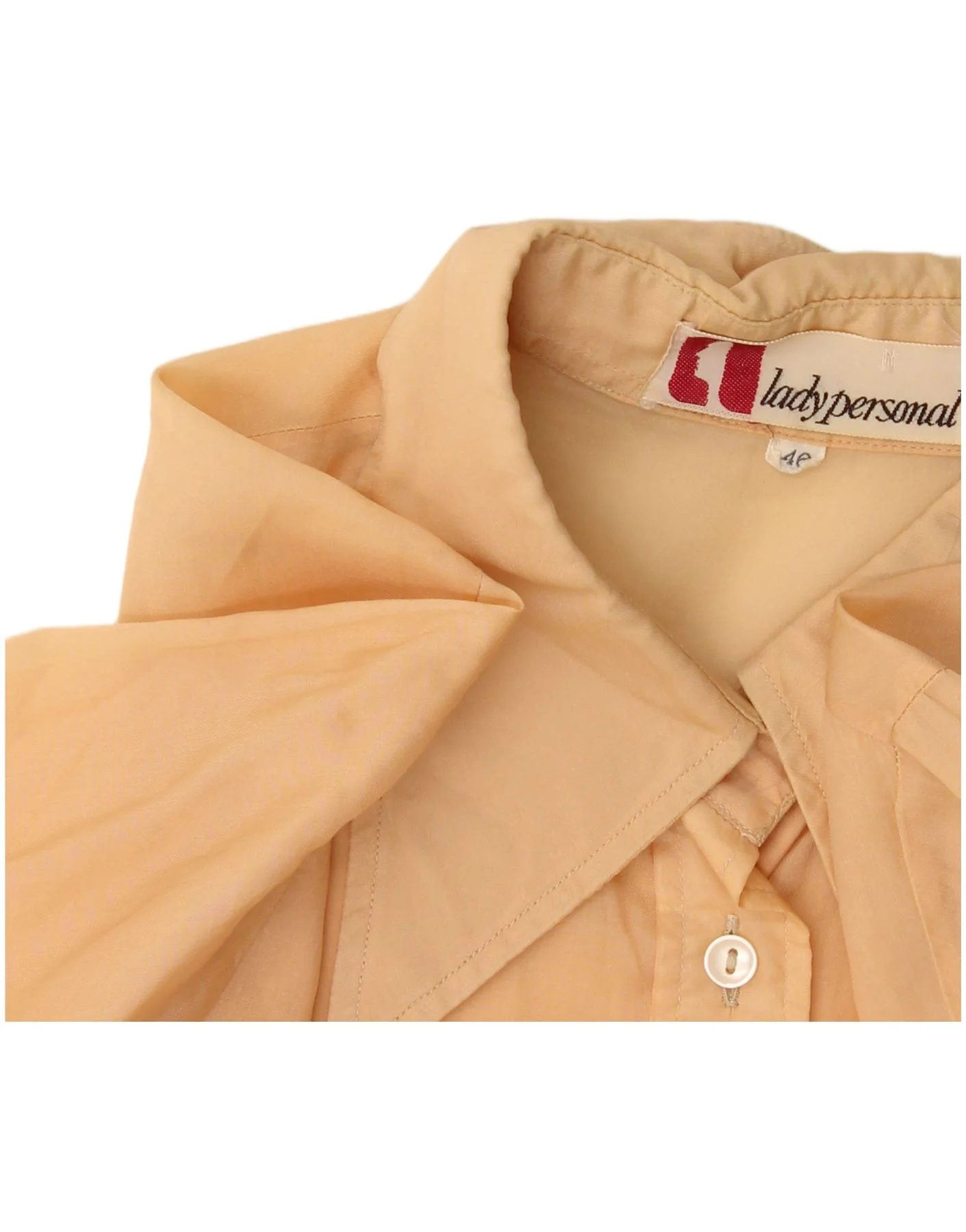 Vintage Womens Shirt IT 46 Large Beige - Image 4