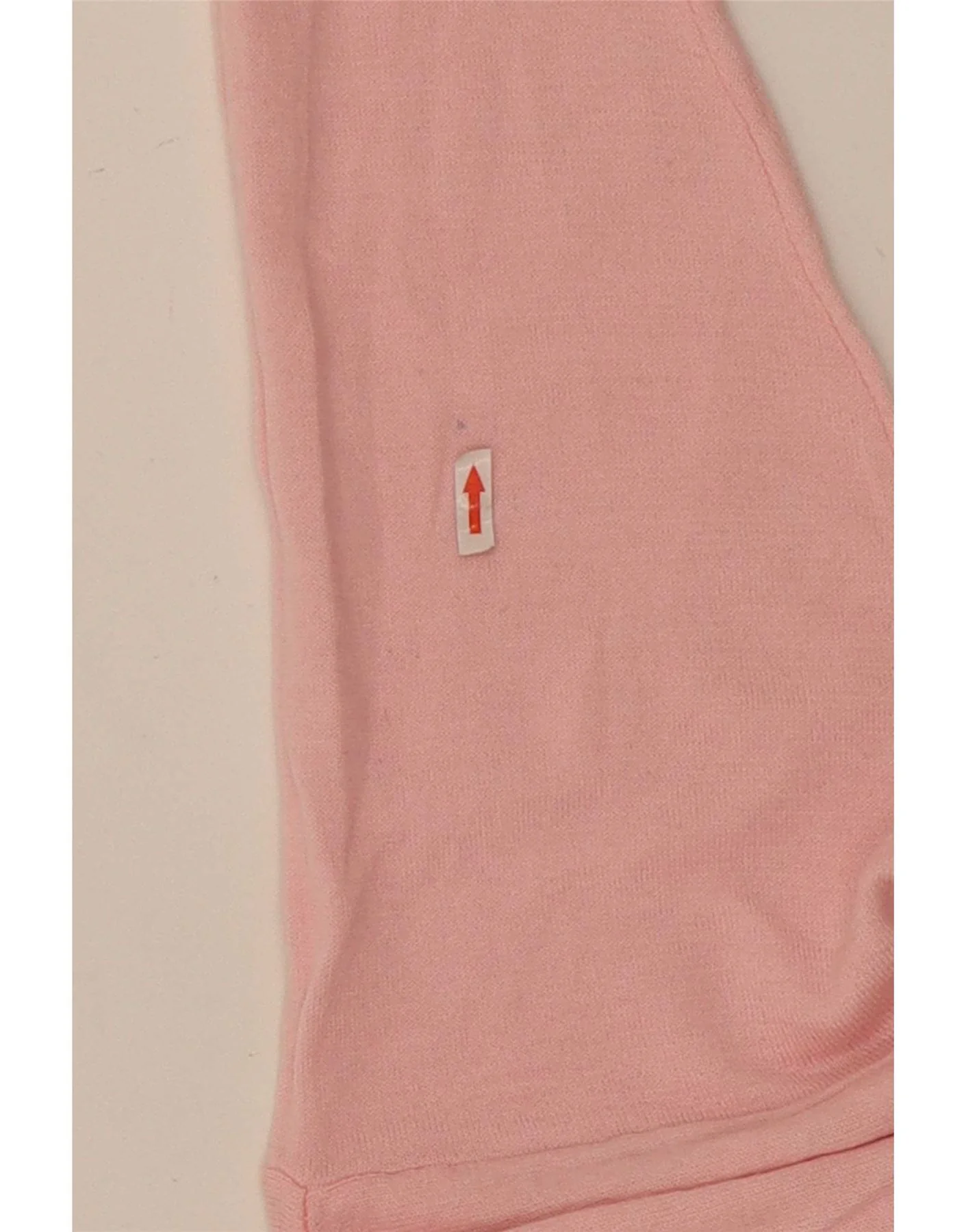 Vintage Womens Turtle Neck Jumper Sweater UK 12 Medium Pink Floral Retro - Image 3