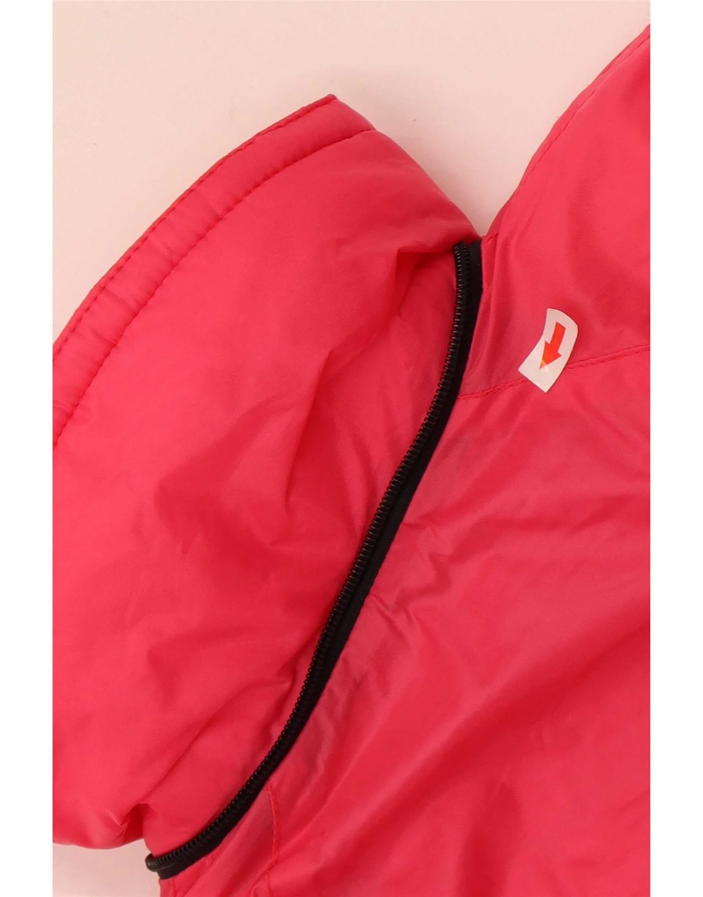 Vintage Womens Windbreaker Jacket UK 10 Small Pink Polyamide - Image 3