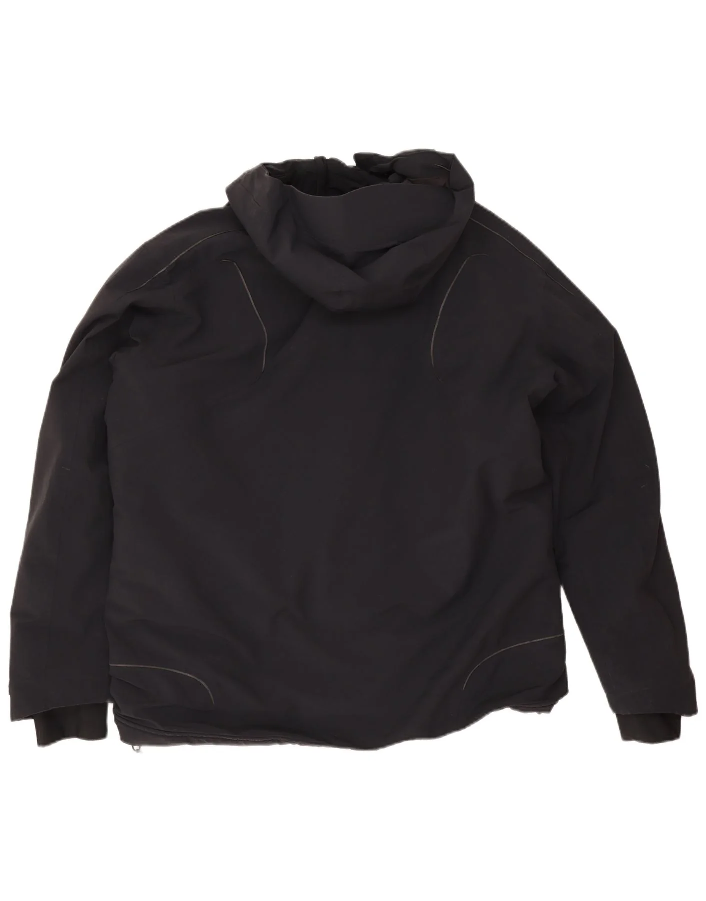 Vision Mens Hooded Rain Jacket UK 40 Large Navy Blue Polyamide - Image 2