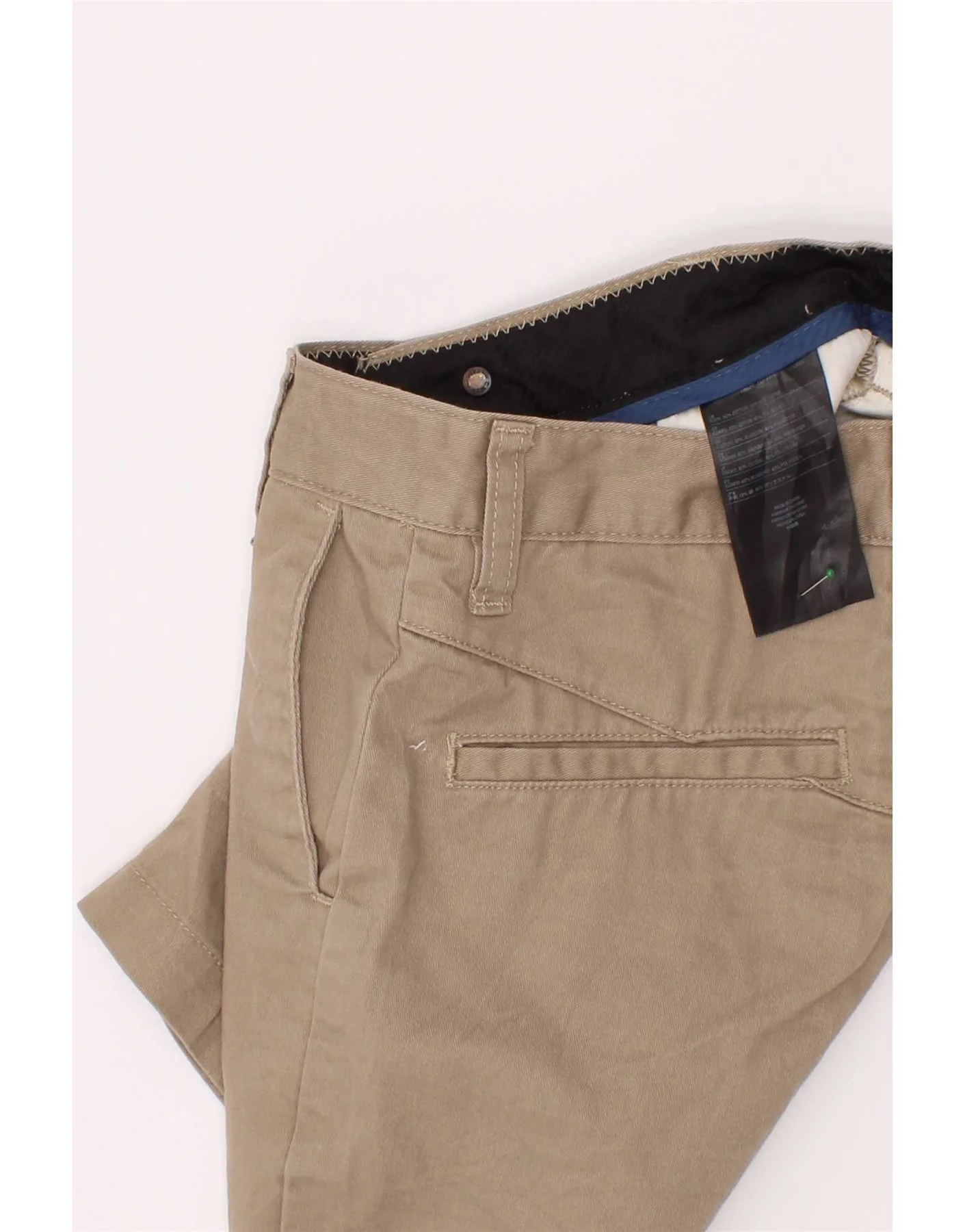 Volcom Boys Chino Shorts 7-8 Years W22 Beige Cotton - Image 3