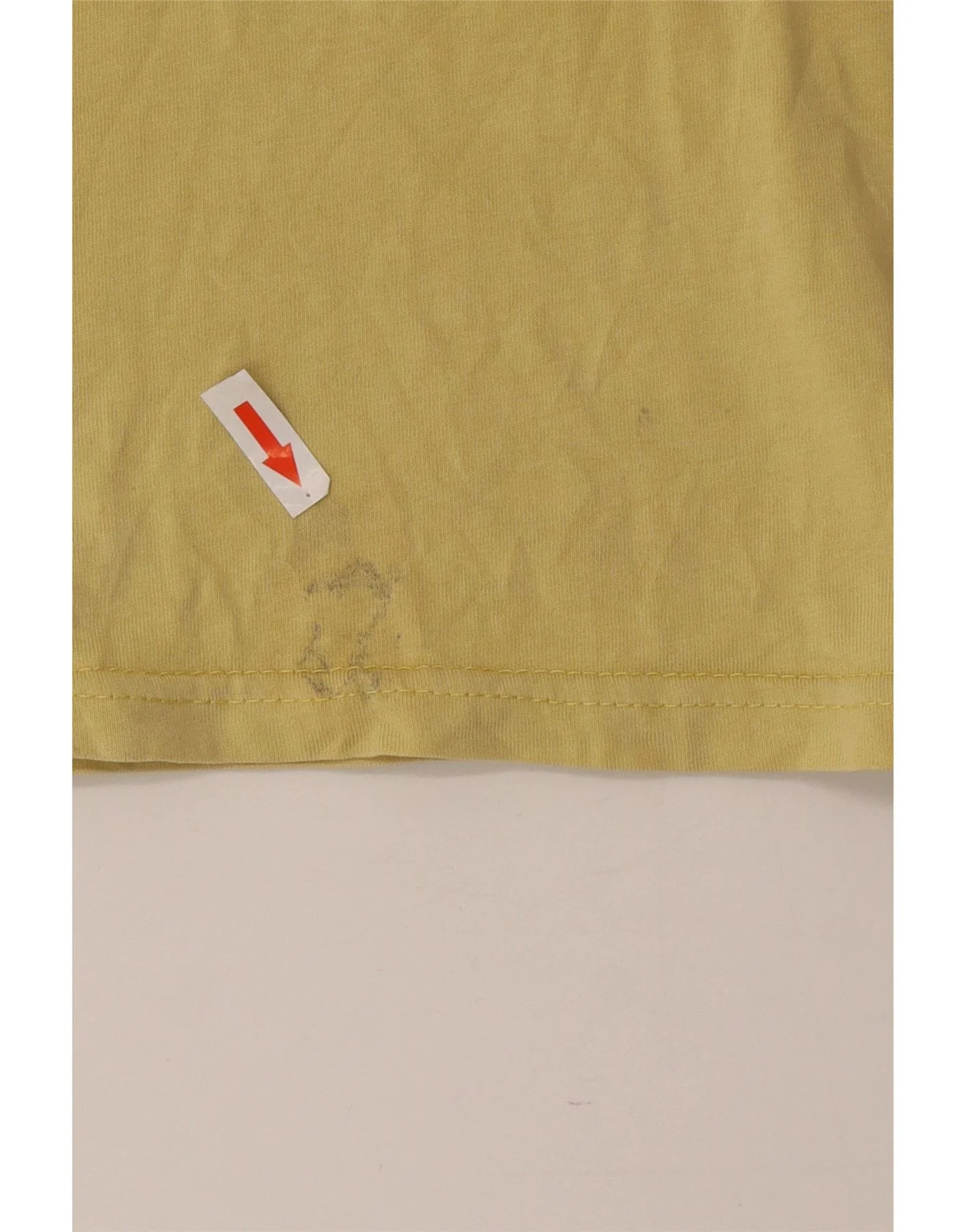 Volcom Mens Graphic T-Shirt Top Medium Yellow Cotton - Image 5