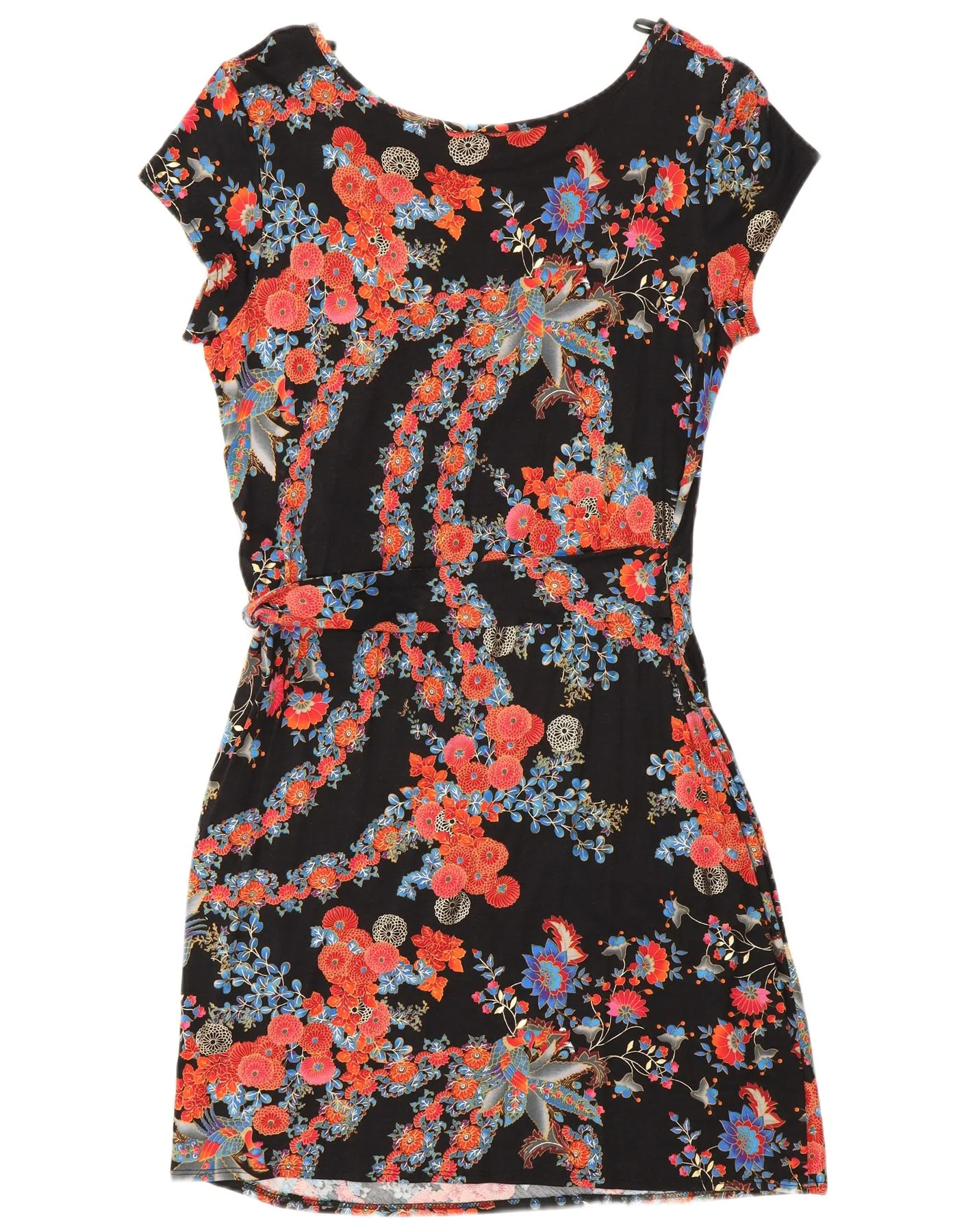 Wallis Womens Wrap Dress UK 16 Large Multicoloured Floral Viscose - Image 2