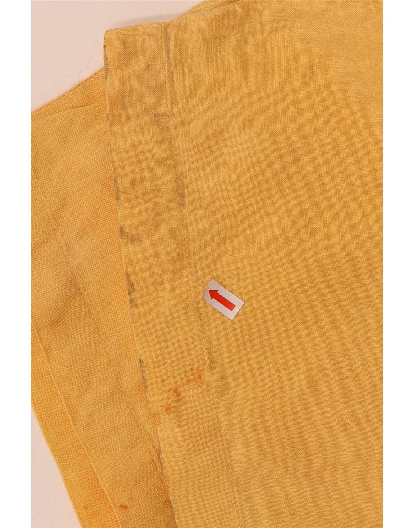 Womens Sleeveless Jumpsuit EU 36 Small Yellow - Image 3