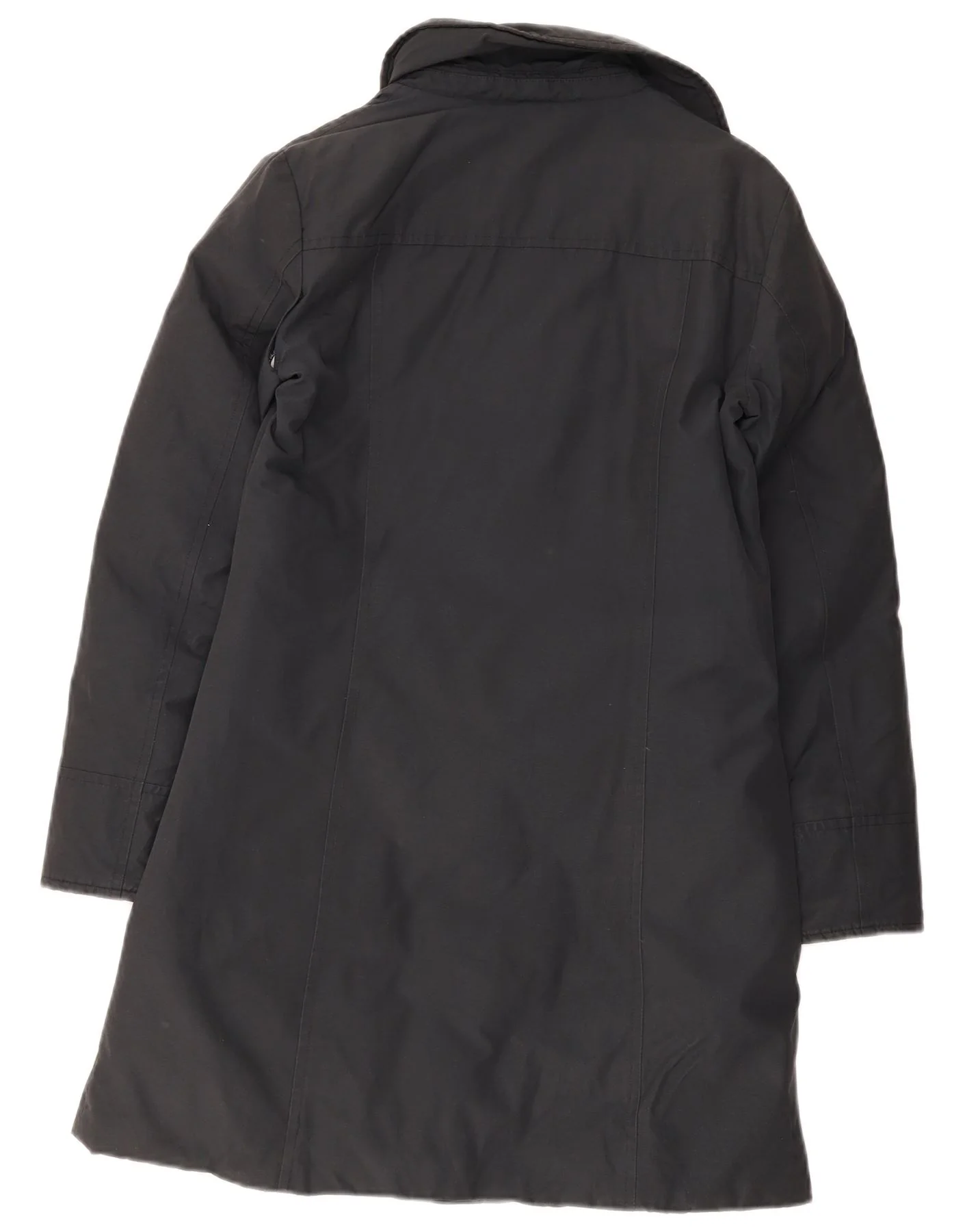 Woolrich Womens Padded Coat UK 10 Small Black Cotton - Image 2