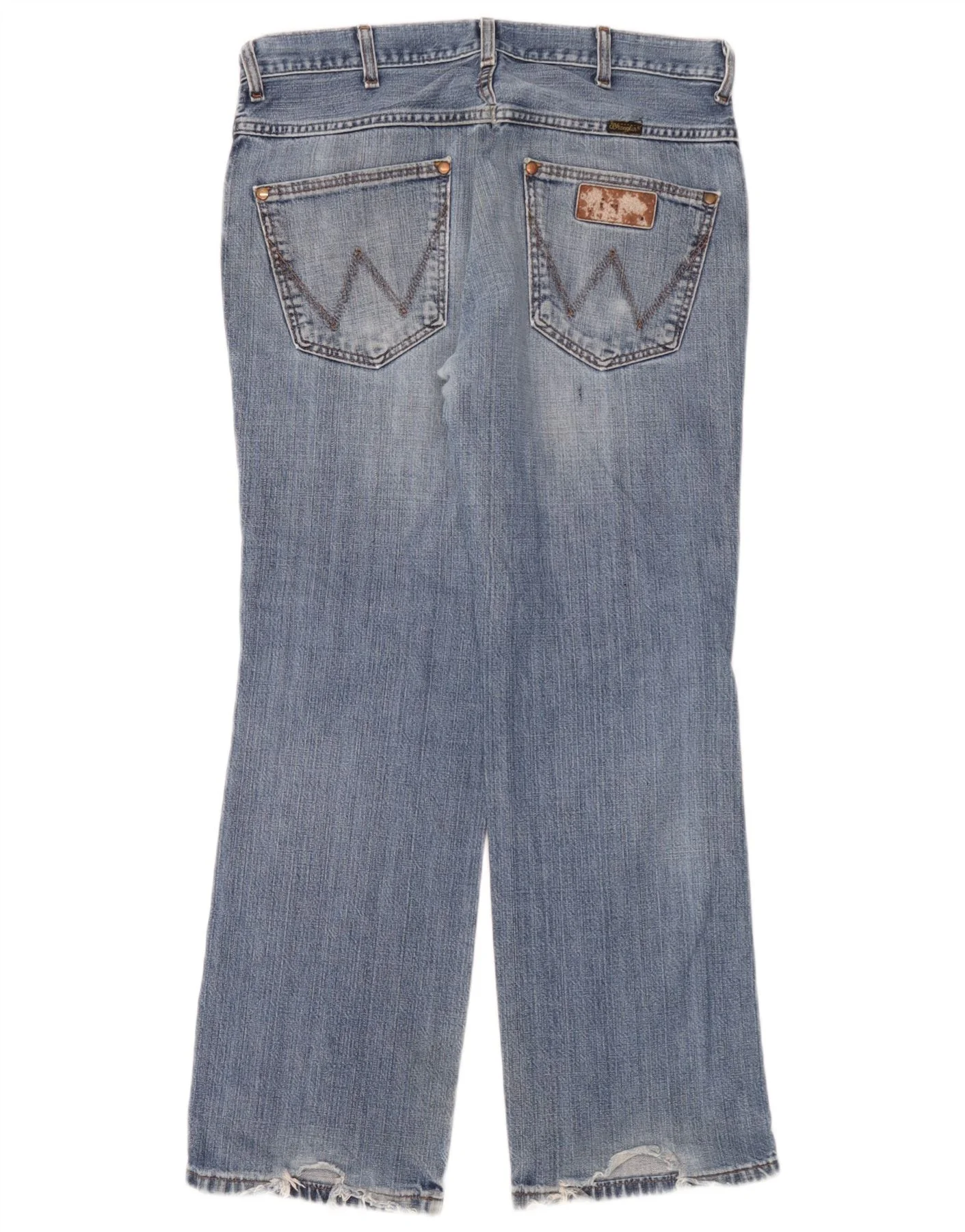 Wrangler Mens Alaska Straight Jeans W34 L30 Blue Cotton - Image 2