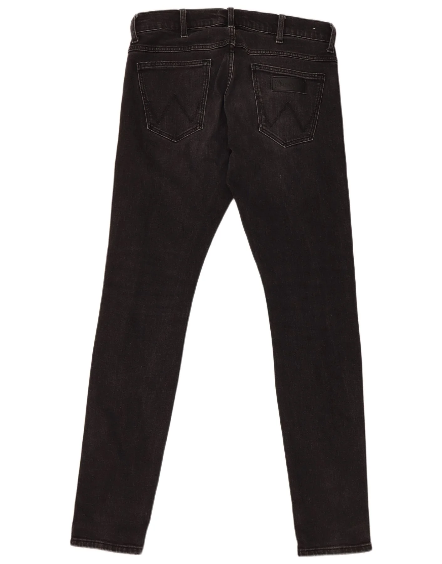 Wrangler Mens Bryson Slim Jeans W30 L34 Grey Cotton - Image 2