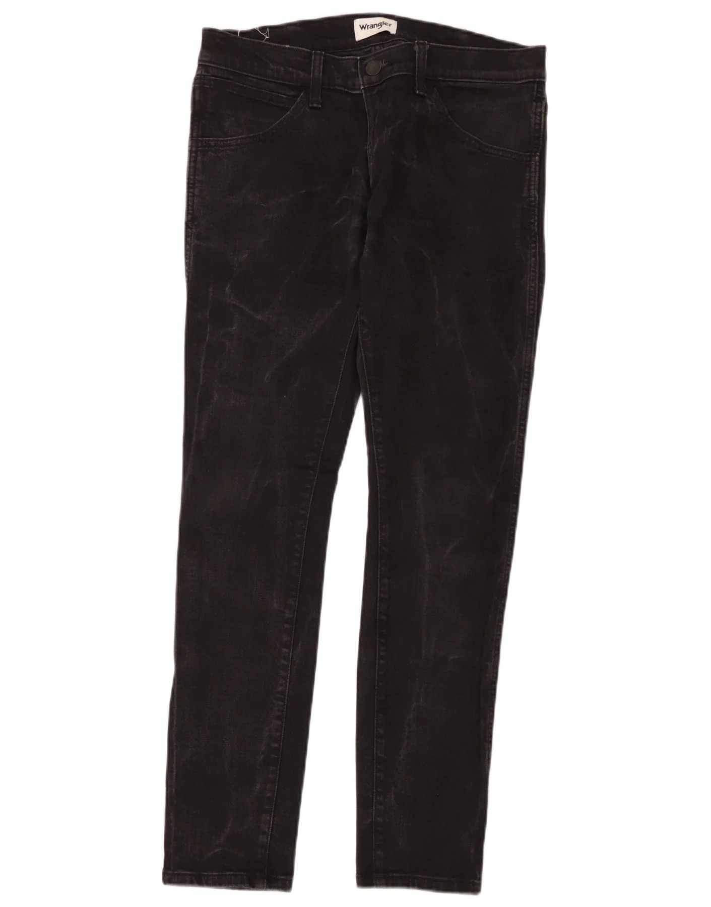 Wrangler Mens Bryson Slim Jeans W32 L32 Black Cotton