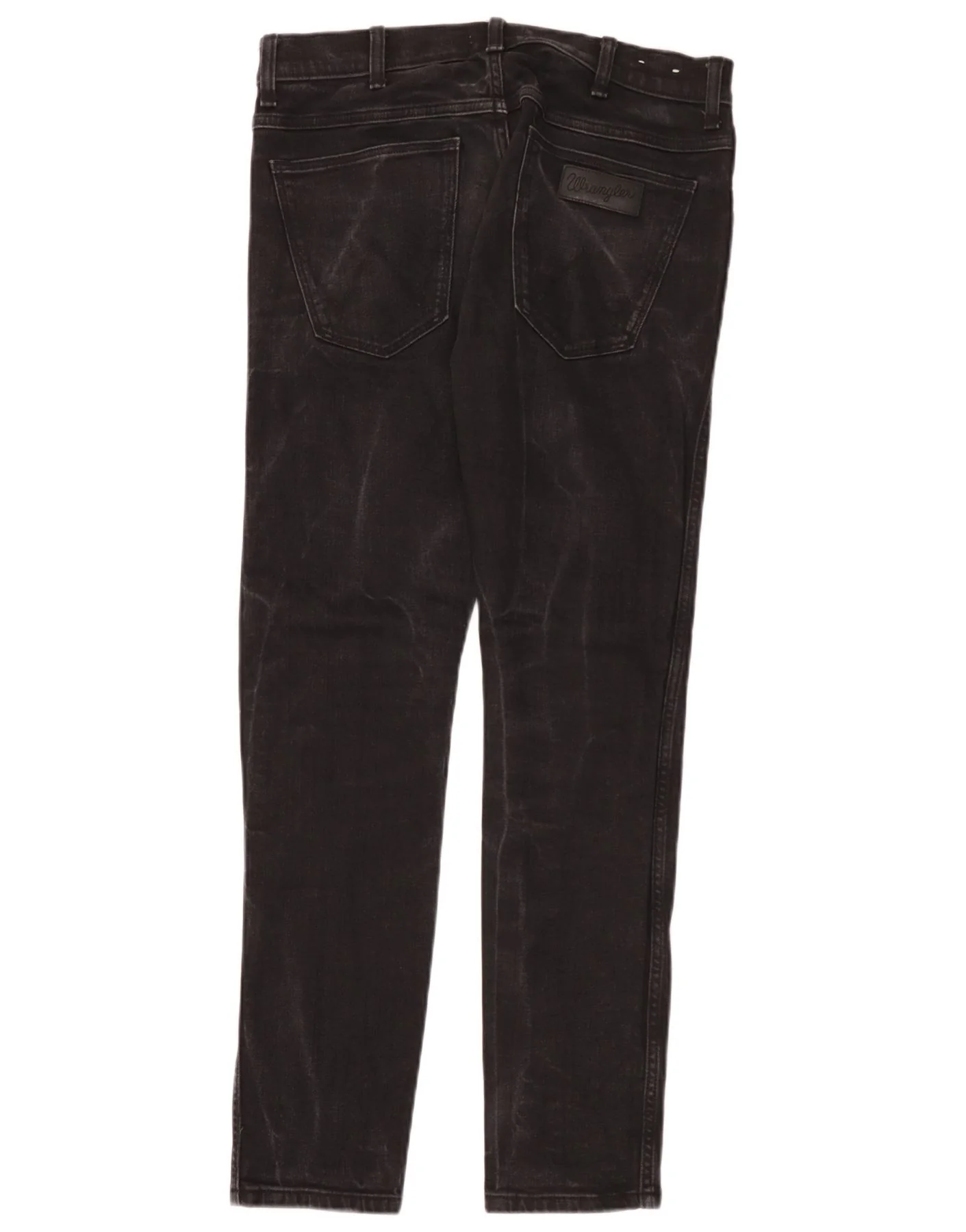 Wrangler Mens Bryson Slim Jeans W32 L32 Black Cotton - Image 2