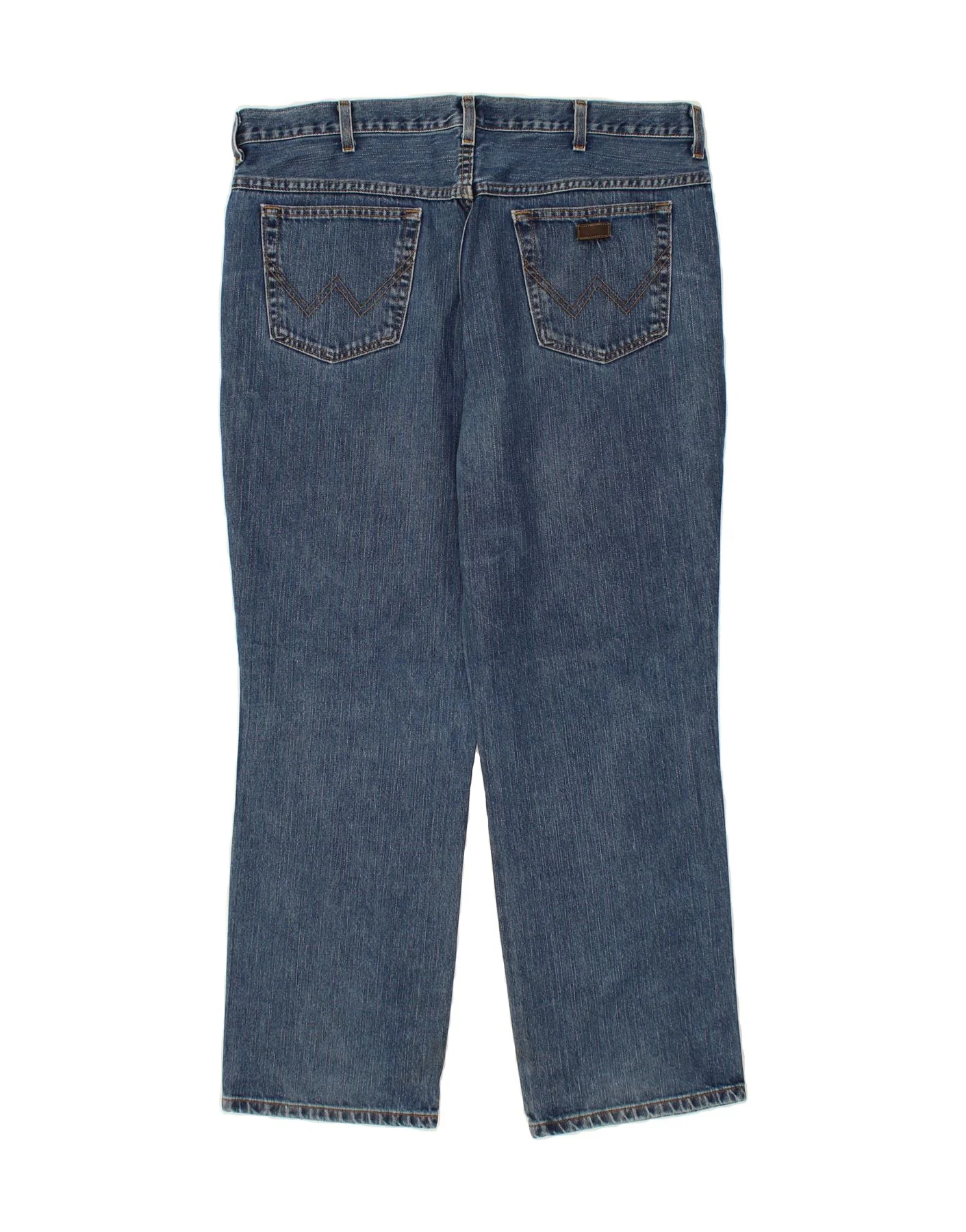 WRANGLER Mens Ohio Straight Jeans W40 L30 Blue Cotton - Image 2