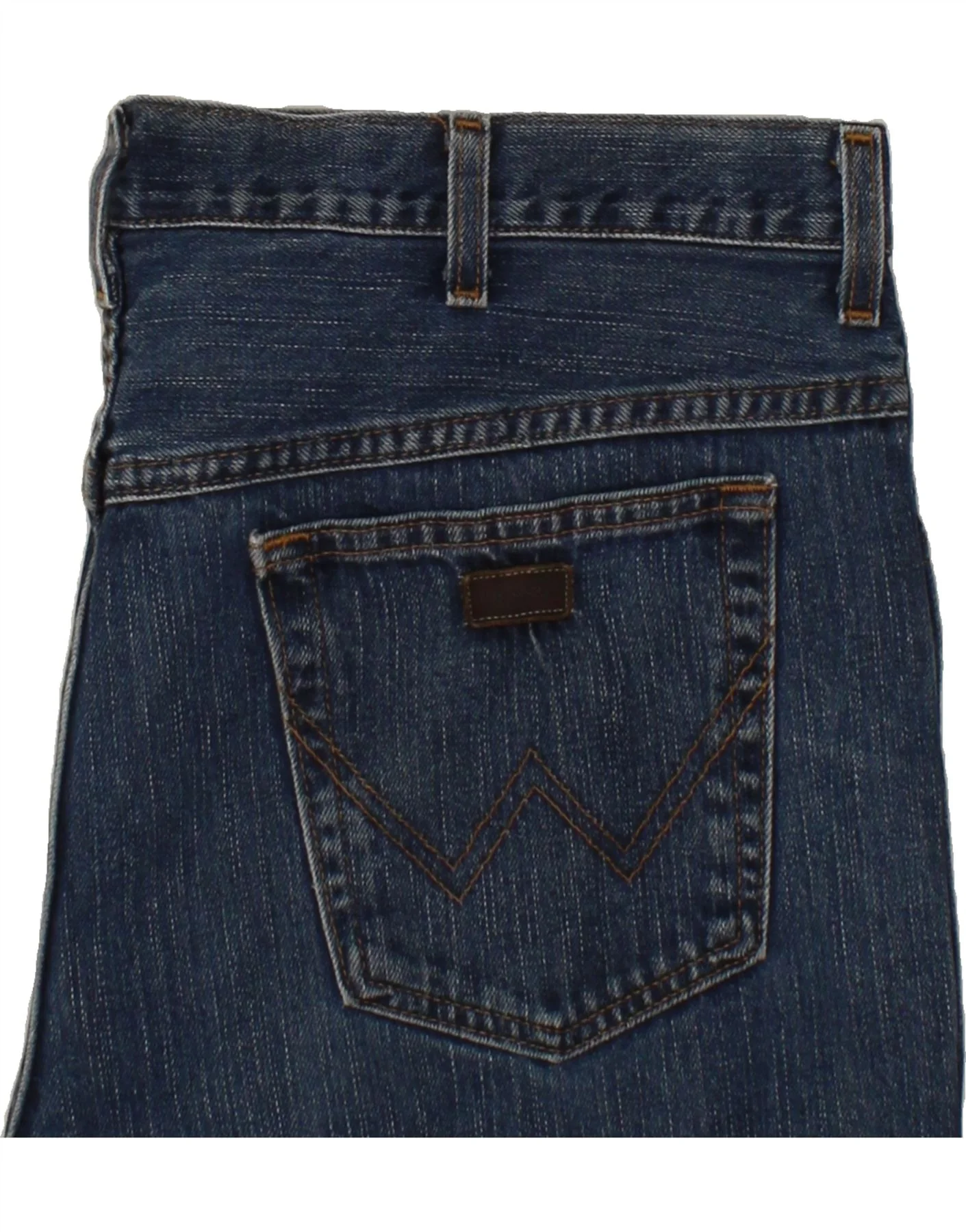 WRANGLER Mens Ohio Straight Jeans W40 L30 Blue Cotton - Image 4