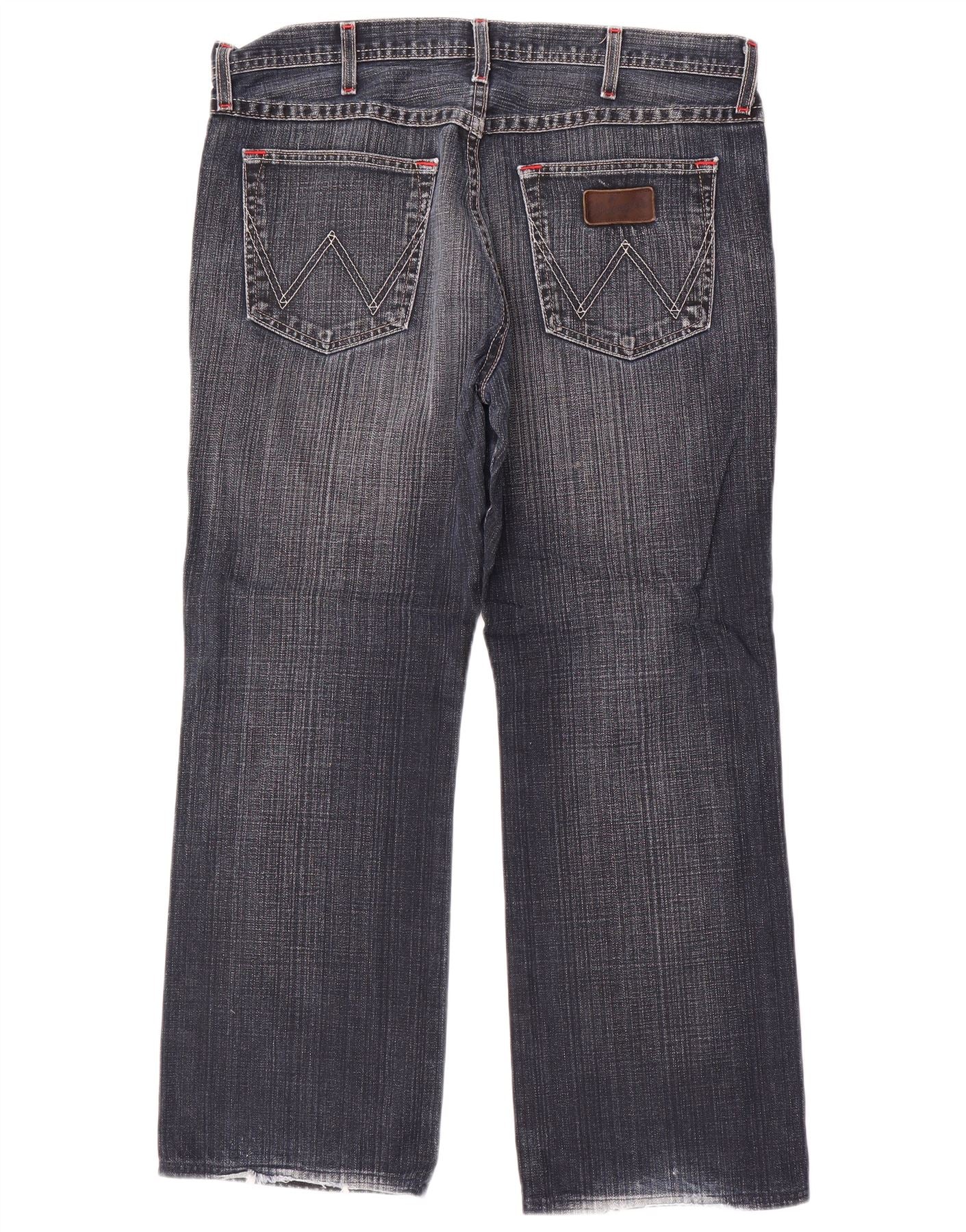 Wrangler Mens Roxboro Straight Jeans W36 L30 Blue Cotton - Image 2