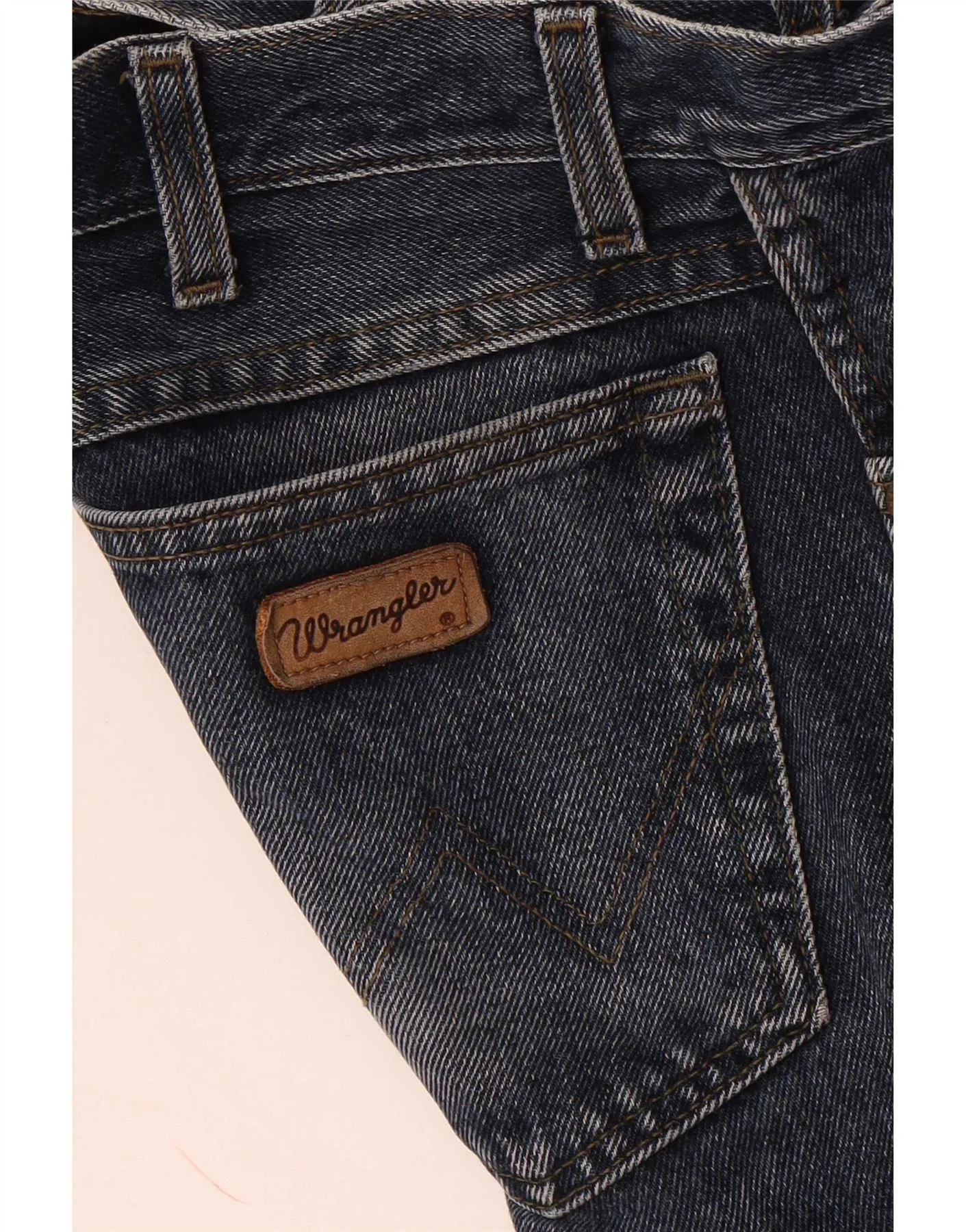 Wrangler Mens Straight Jeans W34 L32 Blue - Image 3